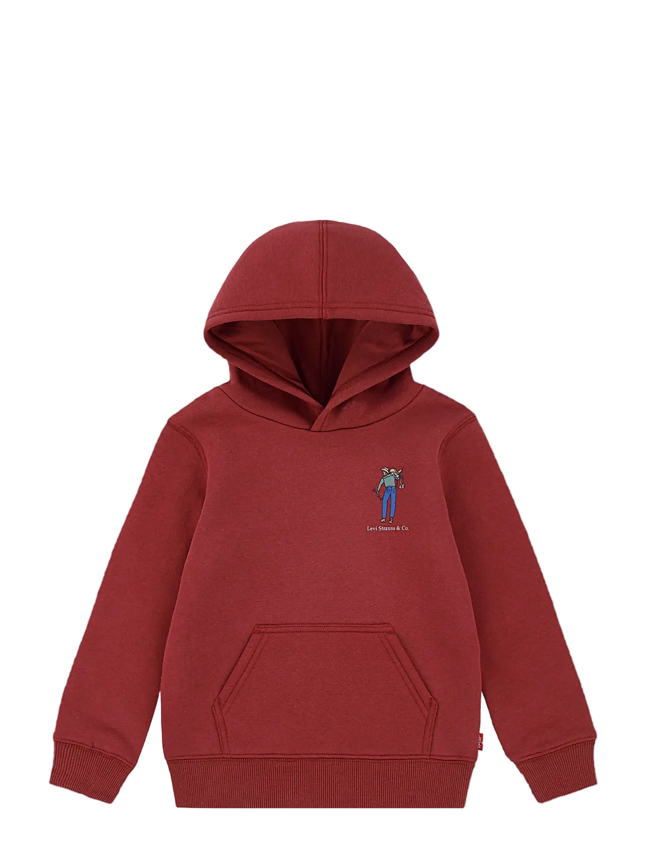 Levi's Levi's® Saddle Man Pullover Hoodie - Tøj - RED PEAR / red