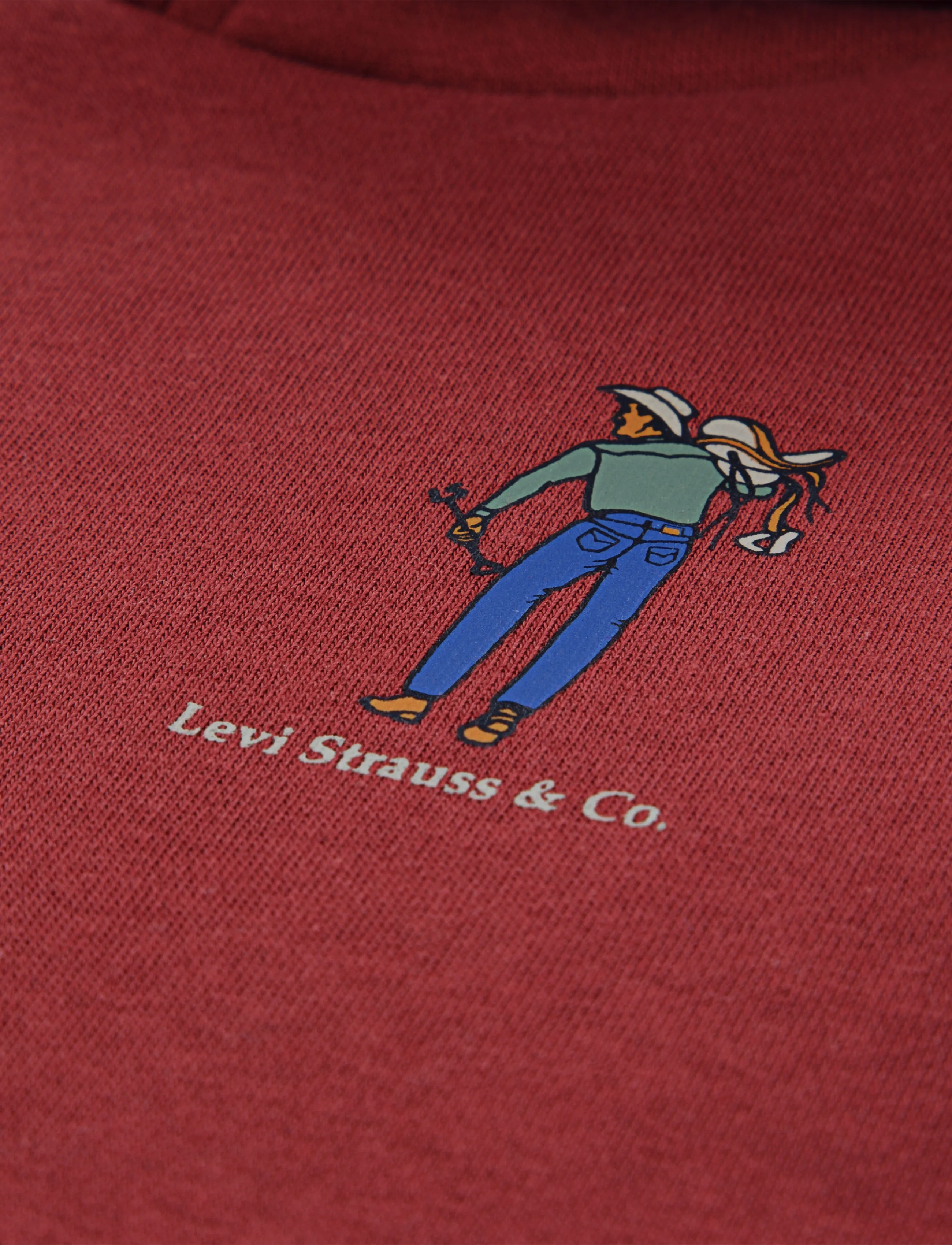 Levi's - Levi's® Saddle Man Pullover Hoodie - kapuutsiga pusad - red pear - 2