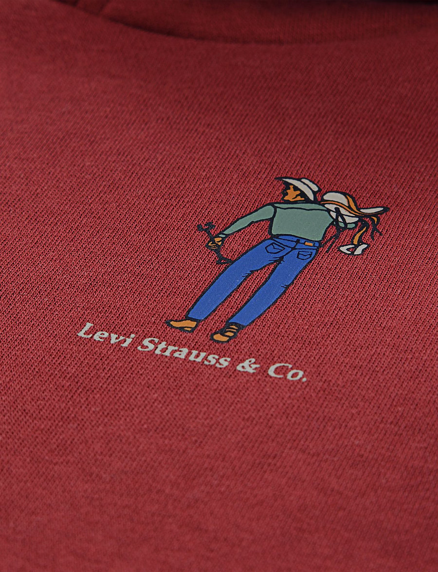 Levi's - Levi's® Saddle Man Pullover Hoodie - hoodies - red pear - 2