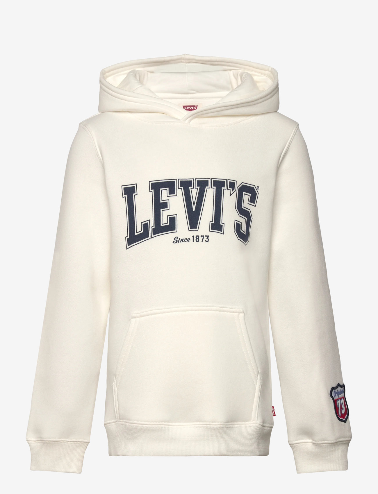 Levi's - PO-PULL-OVER HOODY - hættetrøjer - blanc de blanc - 0