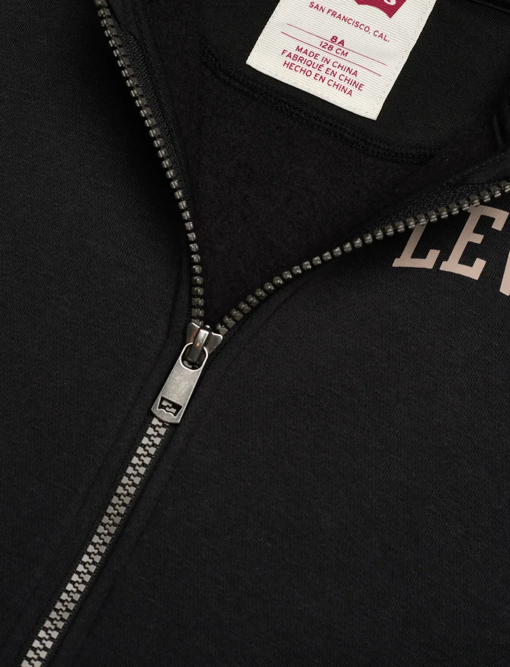 Levi's - ZH-FULL ZIP HOODY - džemperiai su gobtuvu - jet black - 2