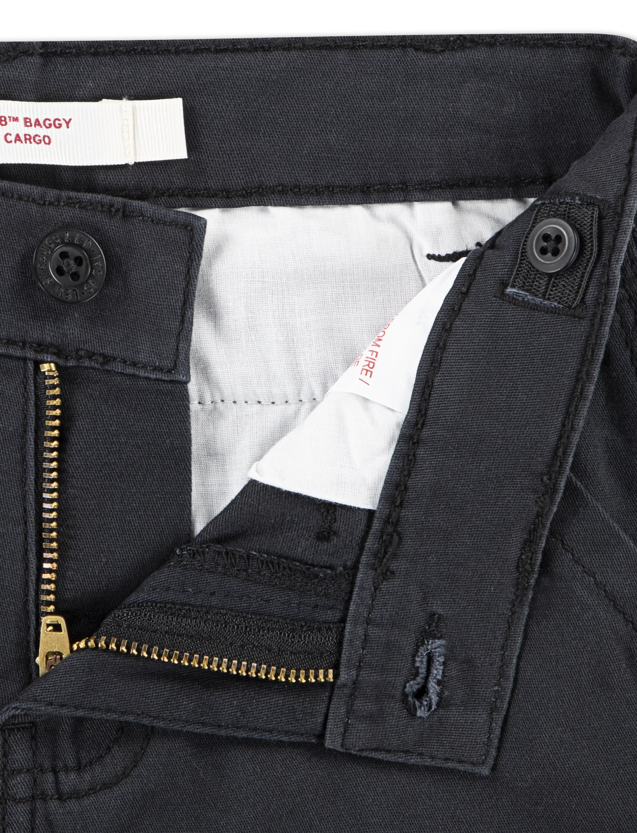Levi's - Levi's® 578™ Baggy Cargo Pants - cargohosen - jet black - 4