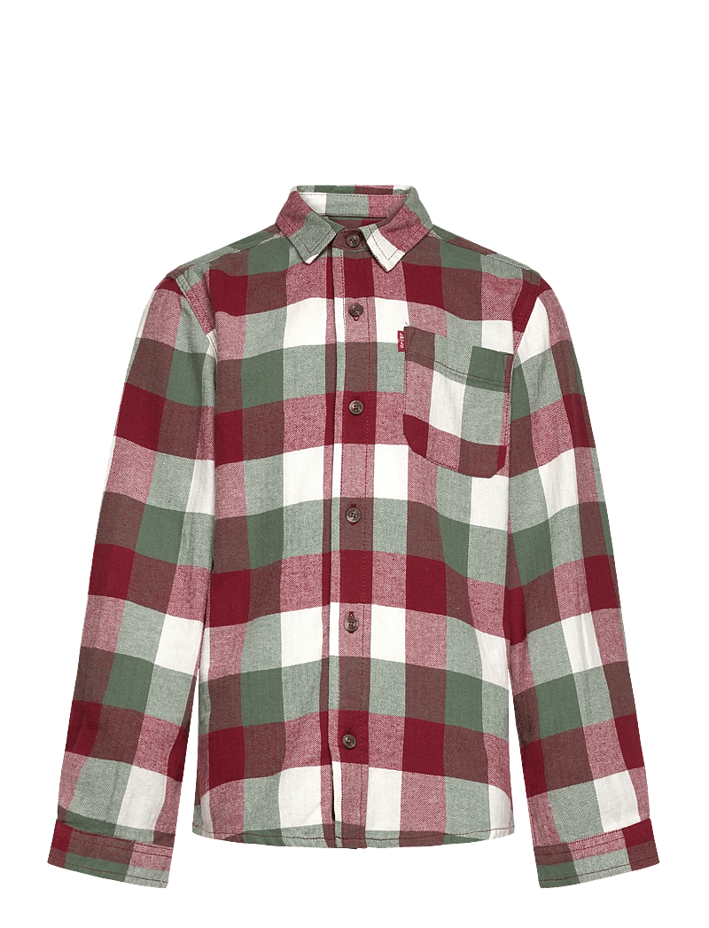 Levi's - LW-L/S WOVEN TOP - langærmede skjorter - red pear - 0