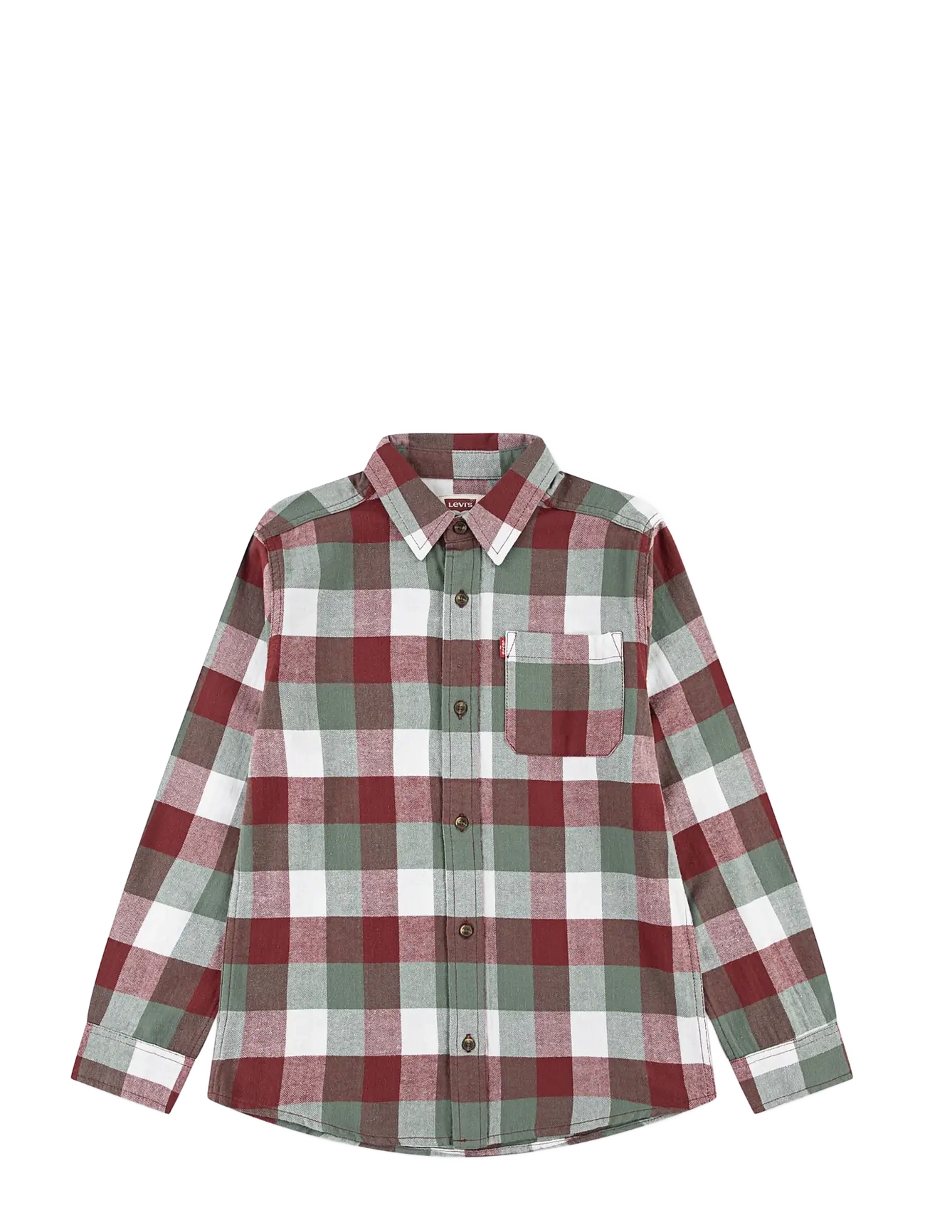 Levi's Levi's® Buffalo Checkered Flanner Shirt - Tøj - RED PEAR / red