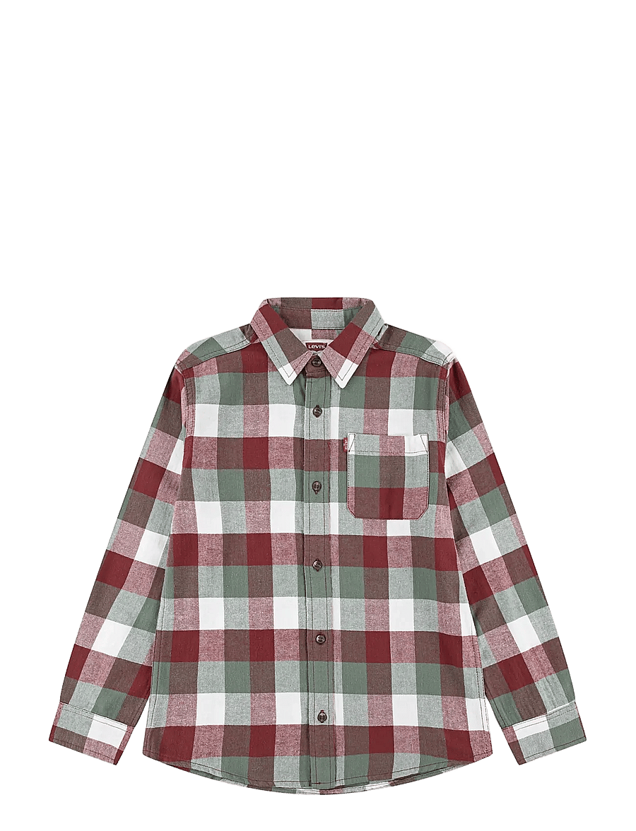 Levi's - Levi's® Buffalo Checkered Flanner Shirt - langärmlige hemden - red pear - 0