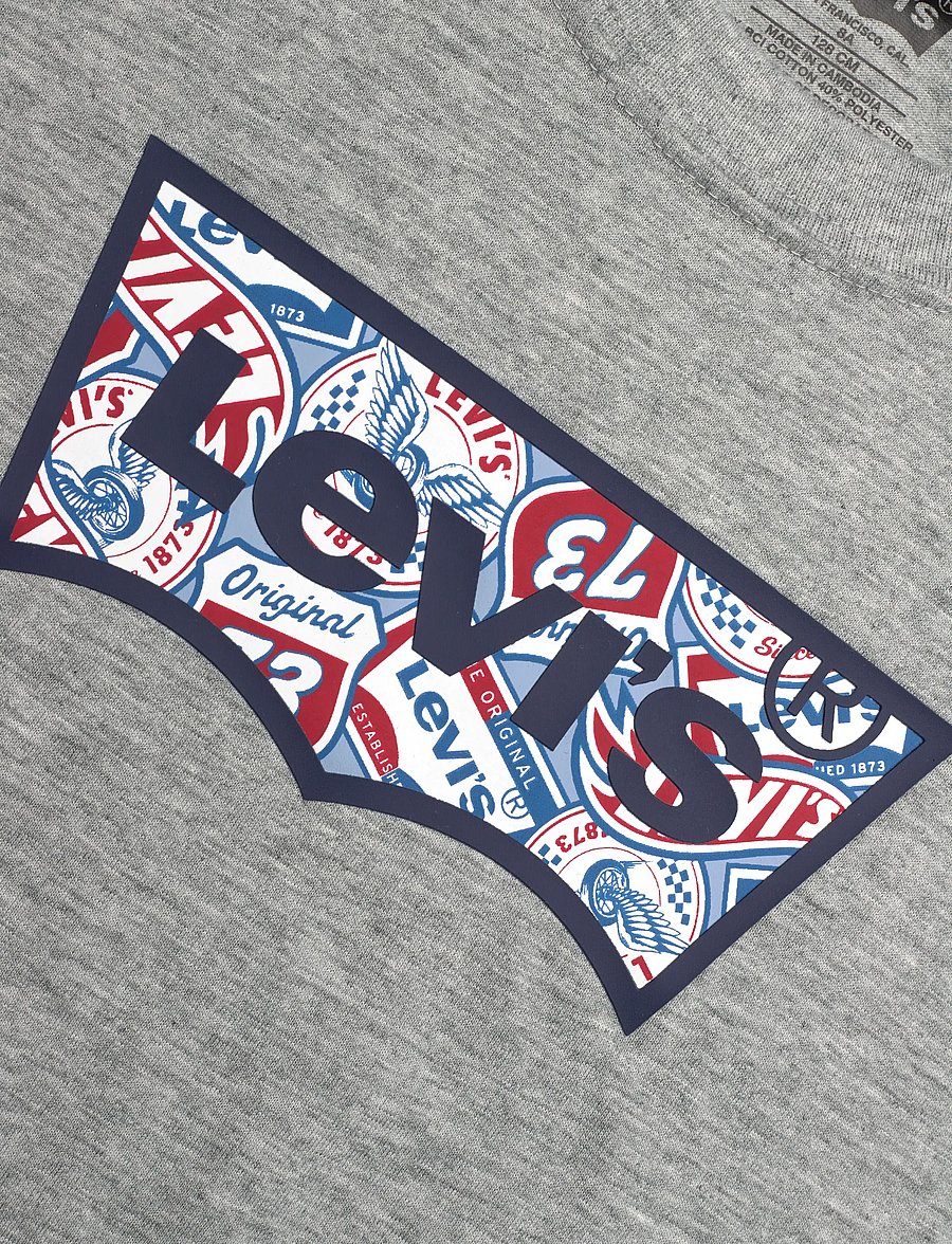 Levi's - Levi's® On the Road Batwing Tee - korte mouwen - grey heather - 2