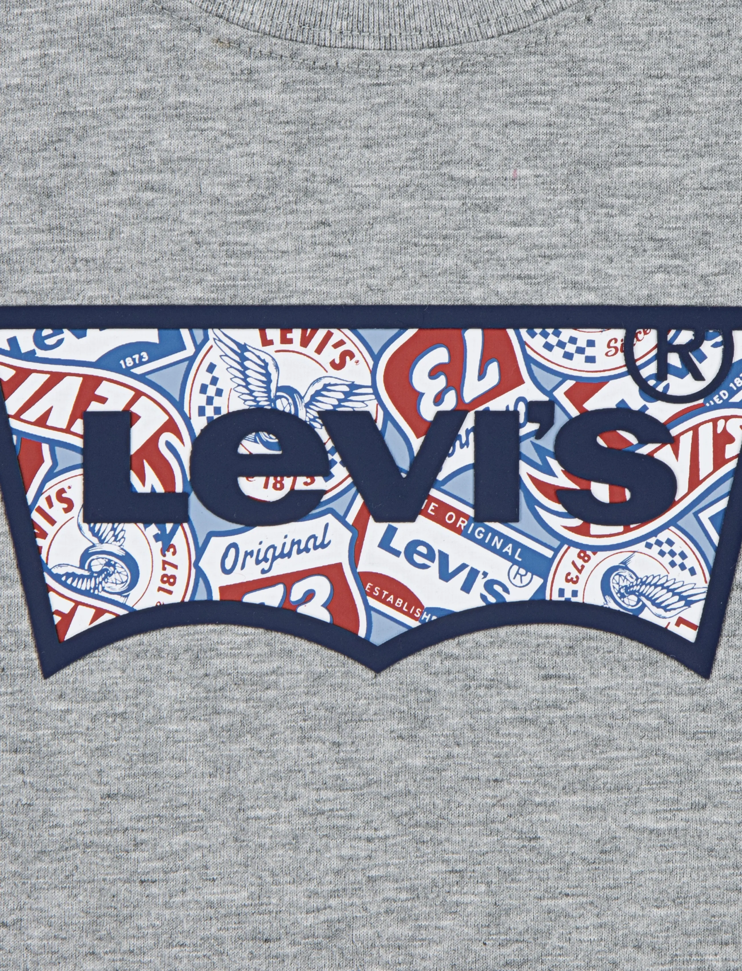 Levi's - Levi's® On the Road Batwing Tee - kortærmede - grey heather - 3