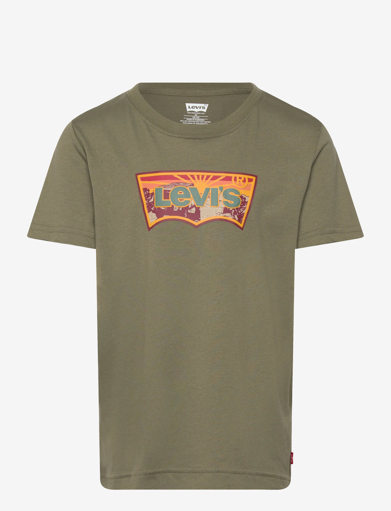 Levi's - Levi's® Sunrise Desert Batwing Tee - kortærmede t-shirts - deep lichen green - 0