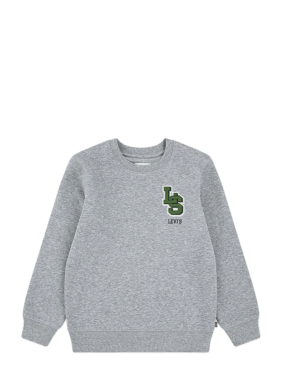 Levi's - Levi's® Monogram Crewneck - sweatshirts - grey heather - 0
