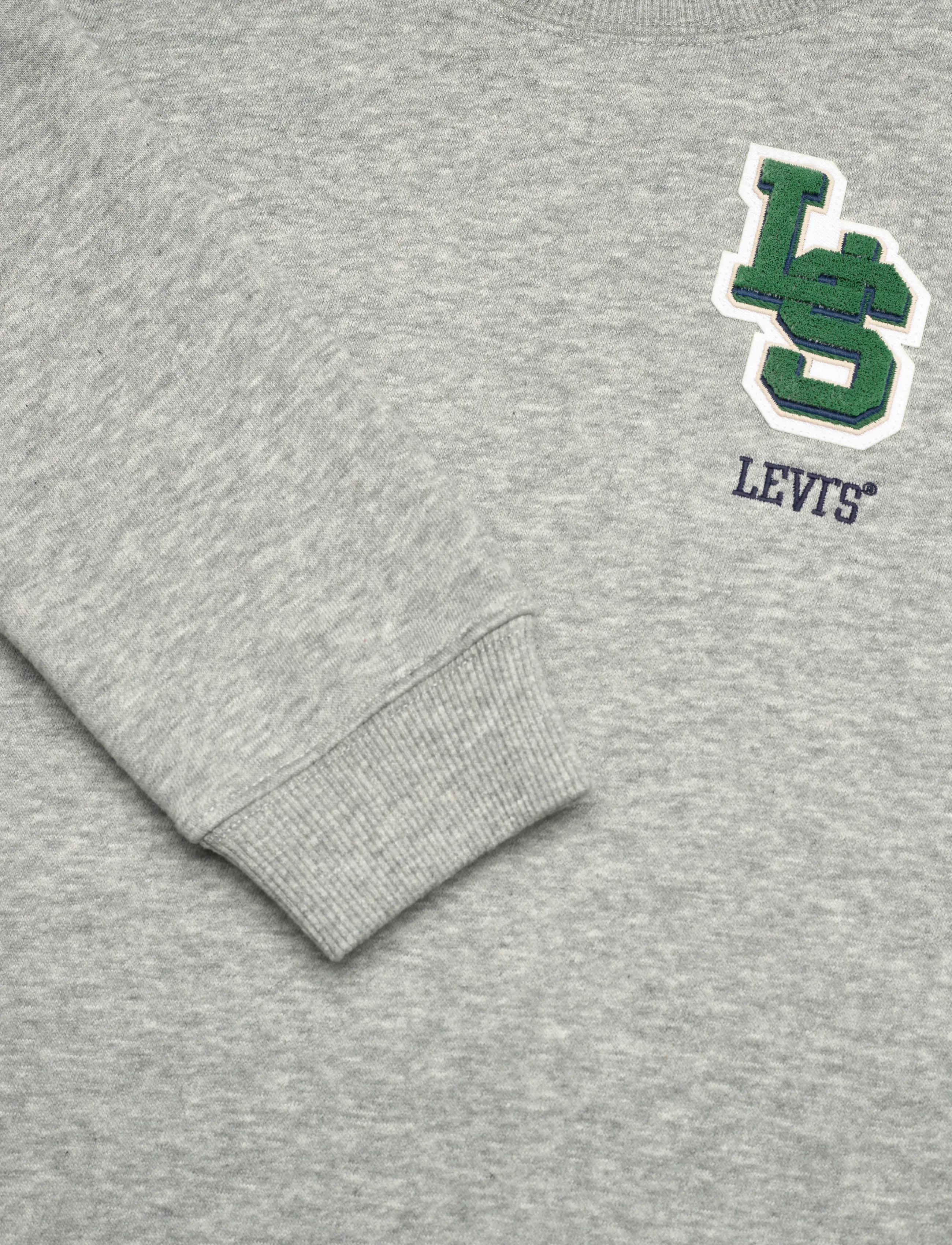 Levi's - Levi's® Monogram Crewneck - sweatshirts & hoodies - grey heather - 2