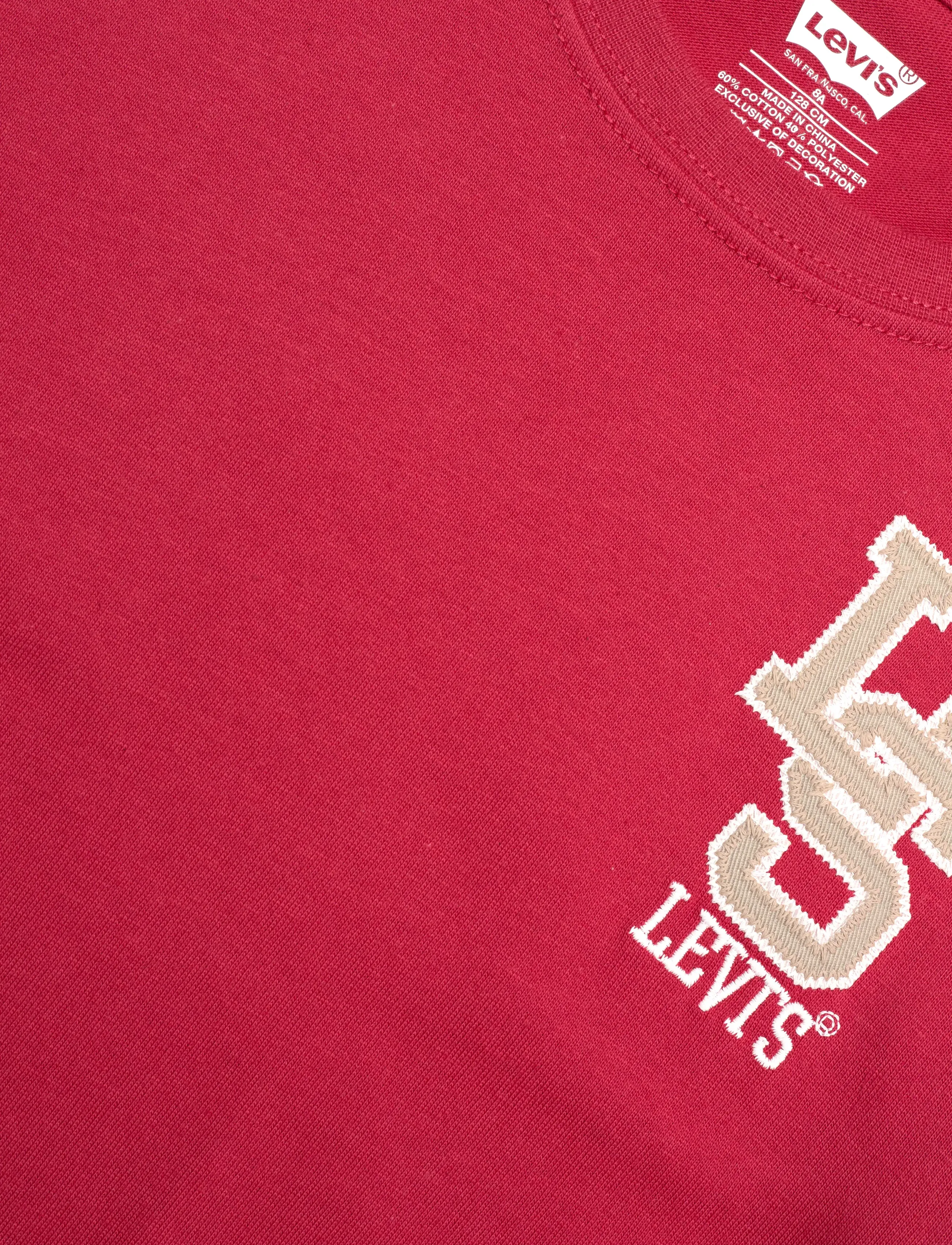 Levi's - Levi's® Streamline Monogram Tee - short-sleeved t-shirts - cardinal - 2