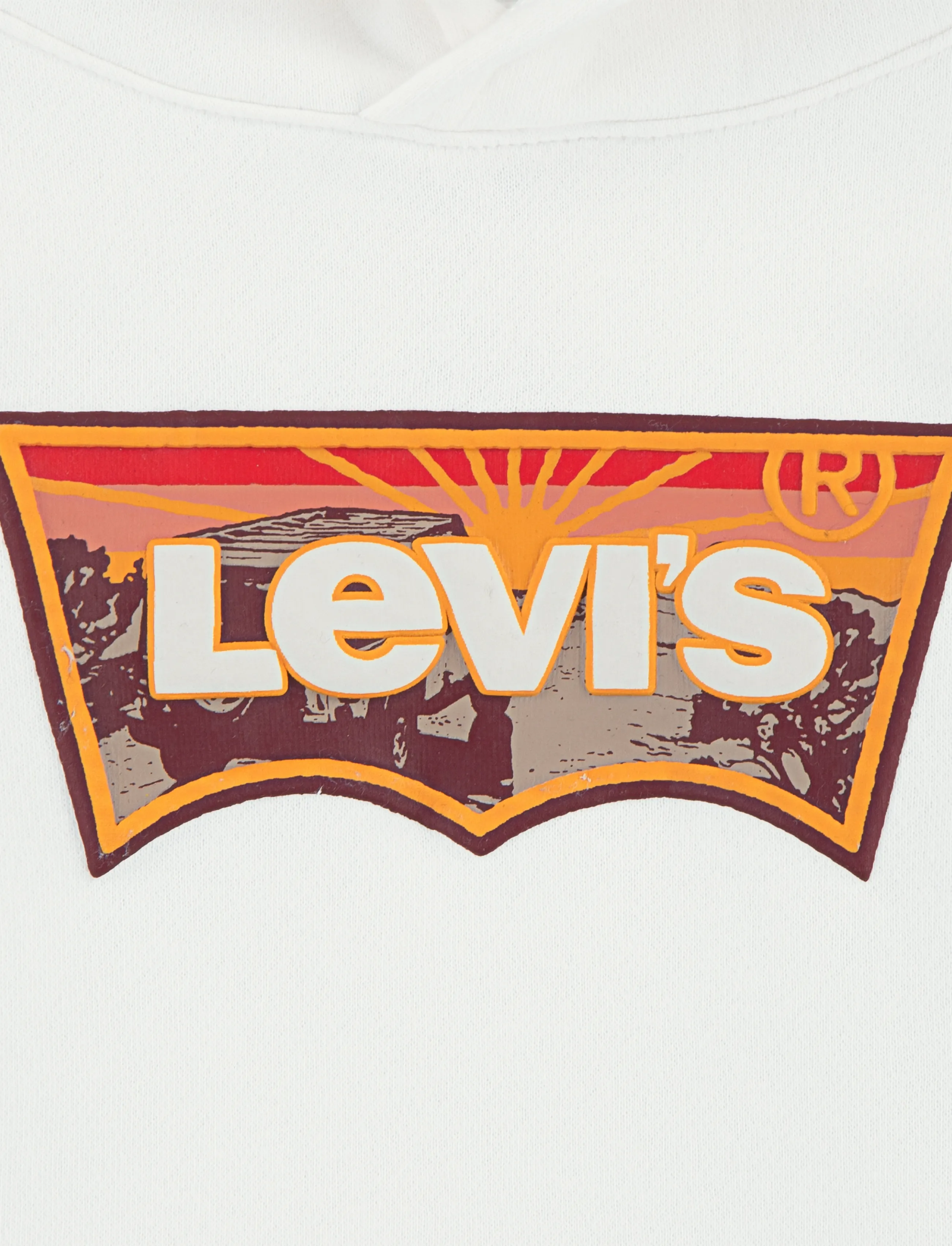 Levi's - Levi's® Sunrise Batwing Pullover Hoodie - kapuutsiga pusad - levi's egret - 2