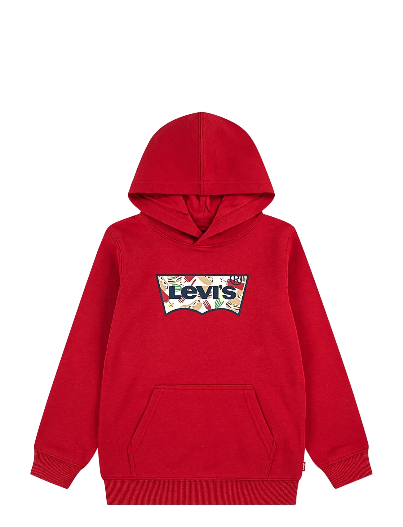 Levi's Levi's® Barbecue Batwing Pullover Hoodie - Tøj - URBAN RED / red