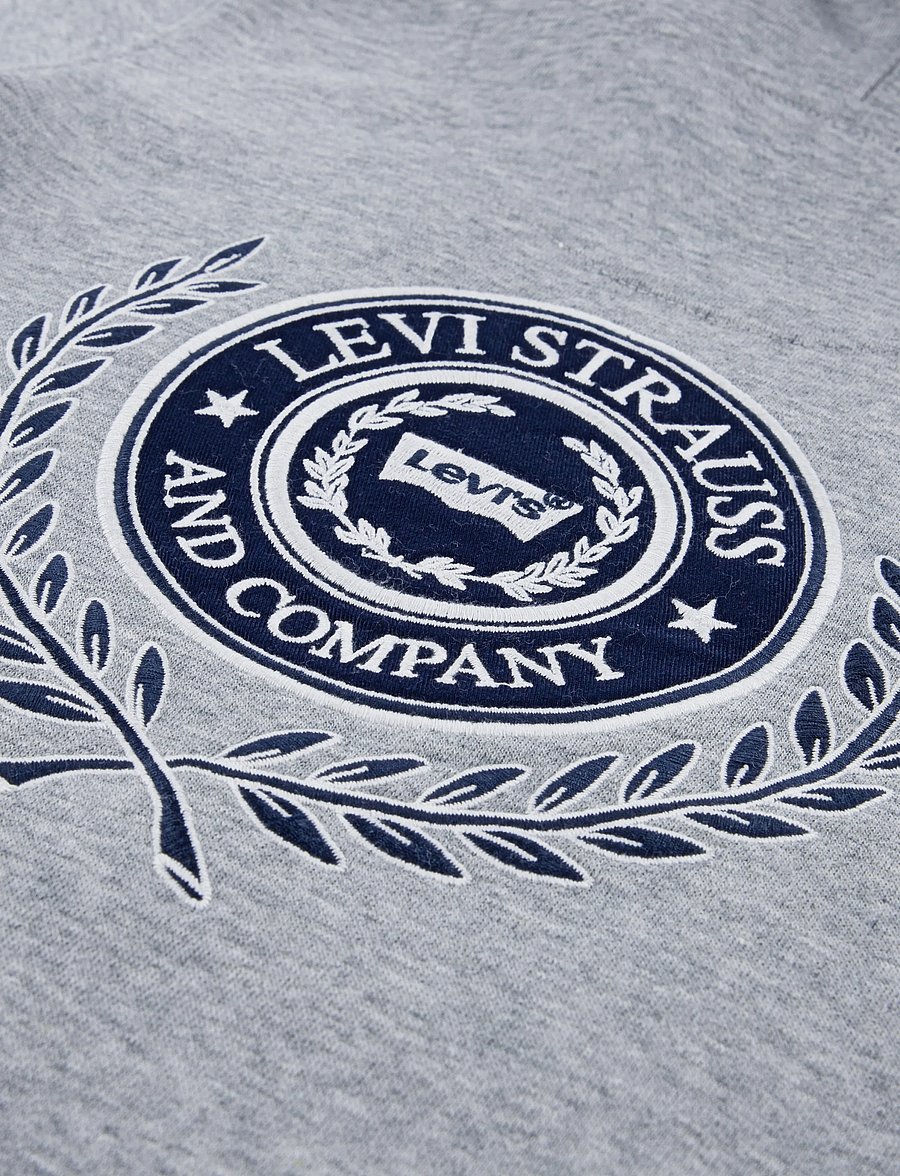 Levi's - Levi's® Modern Crest Pullover Hoodie - hættetrøjer - grey heather - 3