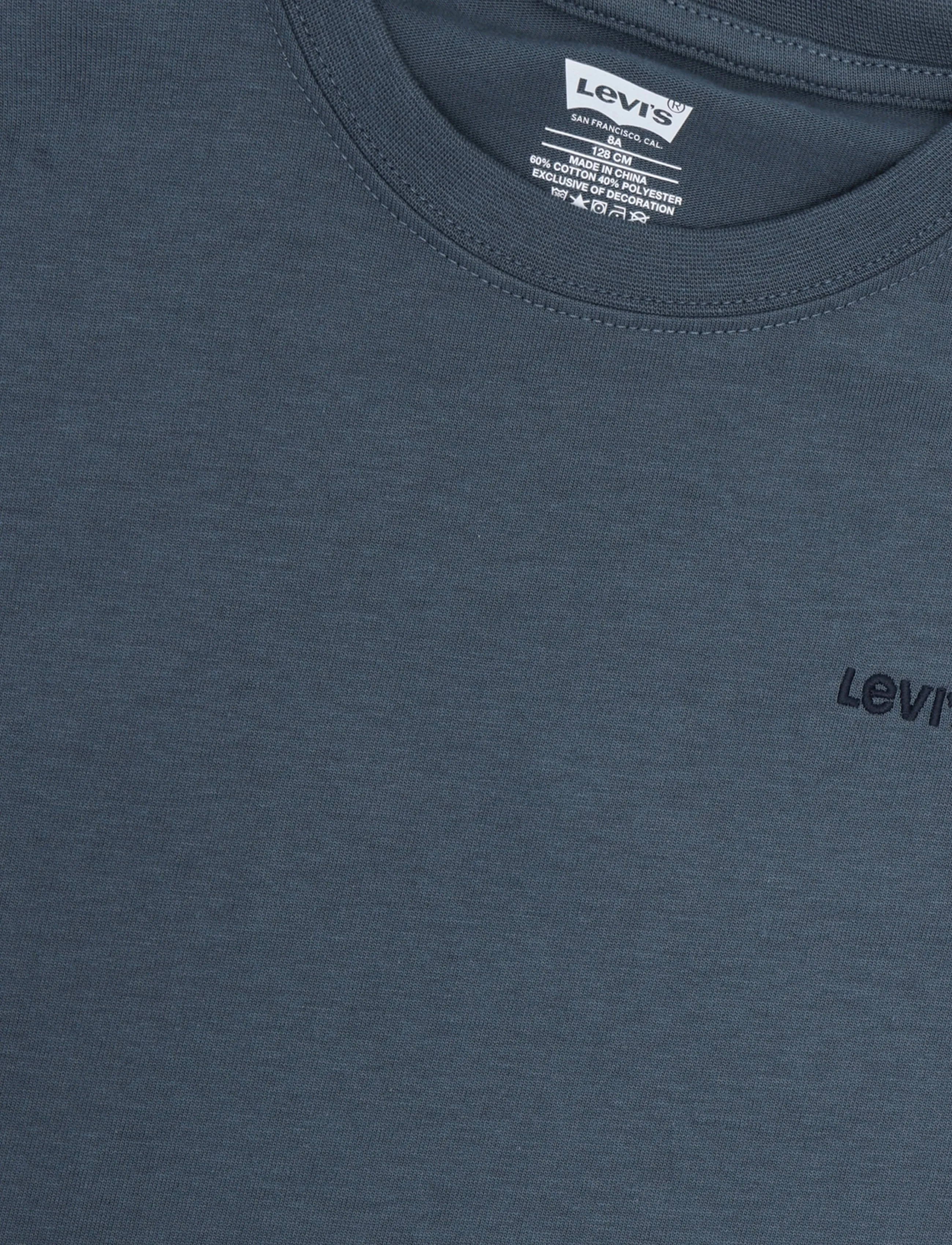 Levi's - KT-S/S KNIT TOP - lühikeste varrukatega t-särgid - dark slate - 2