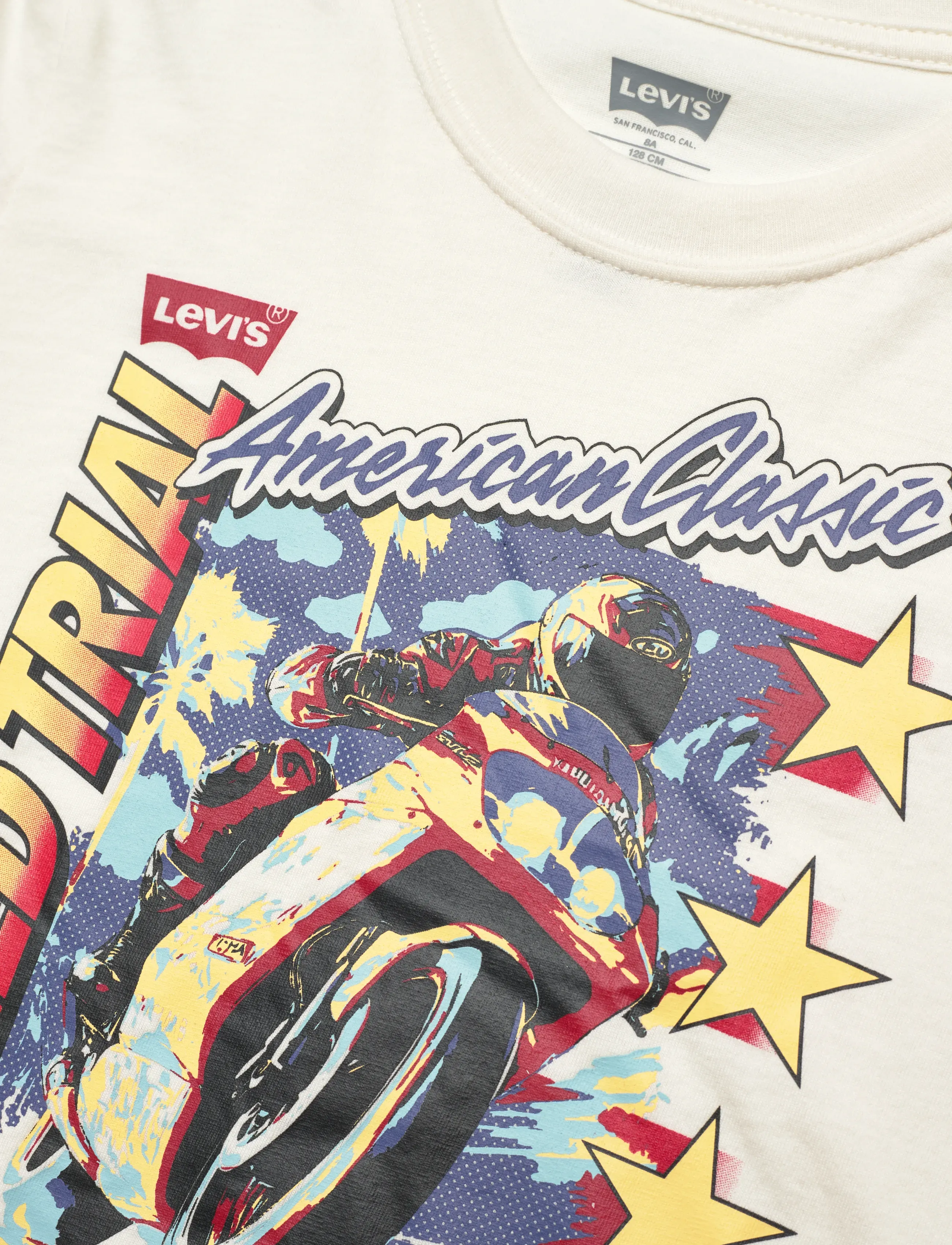 Levi's - Levi's® Speed Trial Tee - lühikeste varrukatega t-särgid - egret - 2