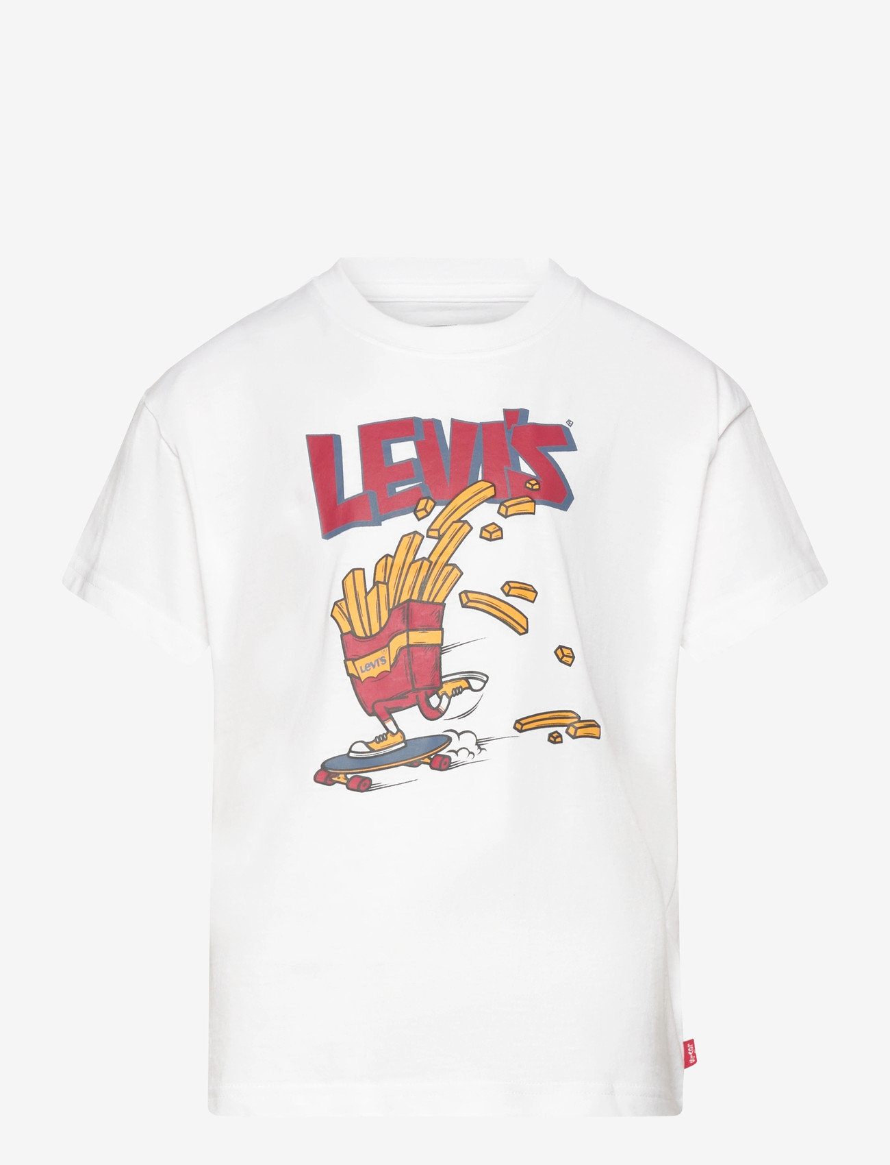 Levi's - Levi's® Fries On The Loose Tee - short-sleeved t-shirts - bright white - 0