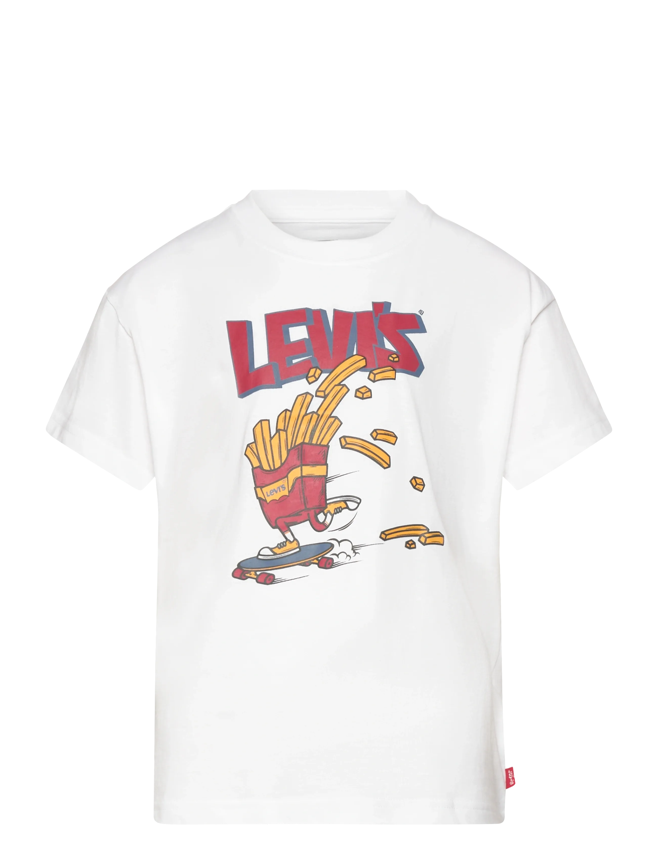 Levi's Levi's® Fries On The Loose Tee - Riided - BRIGHT WHITE / white