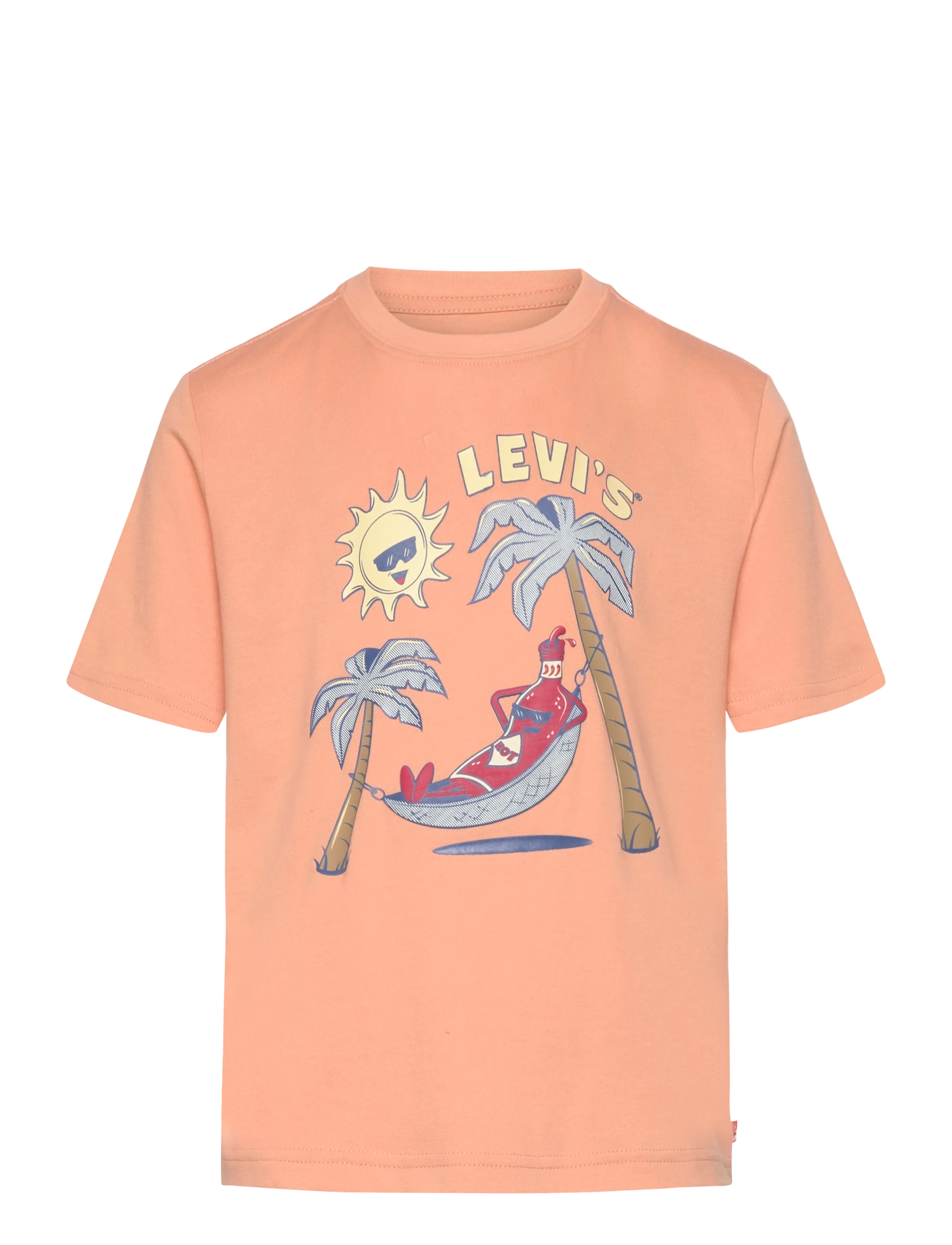 LVB RELAXING HOT SAUCE TEE - PEACHBLOOM