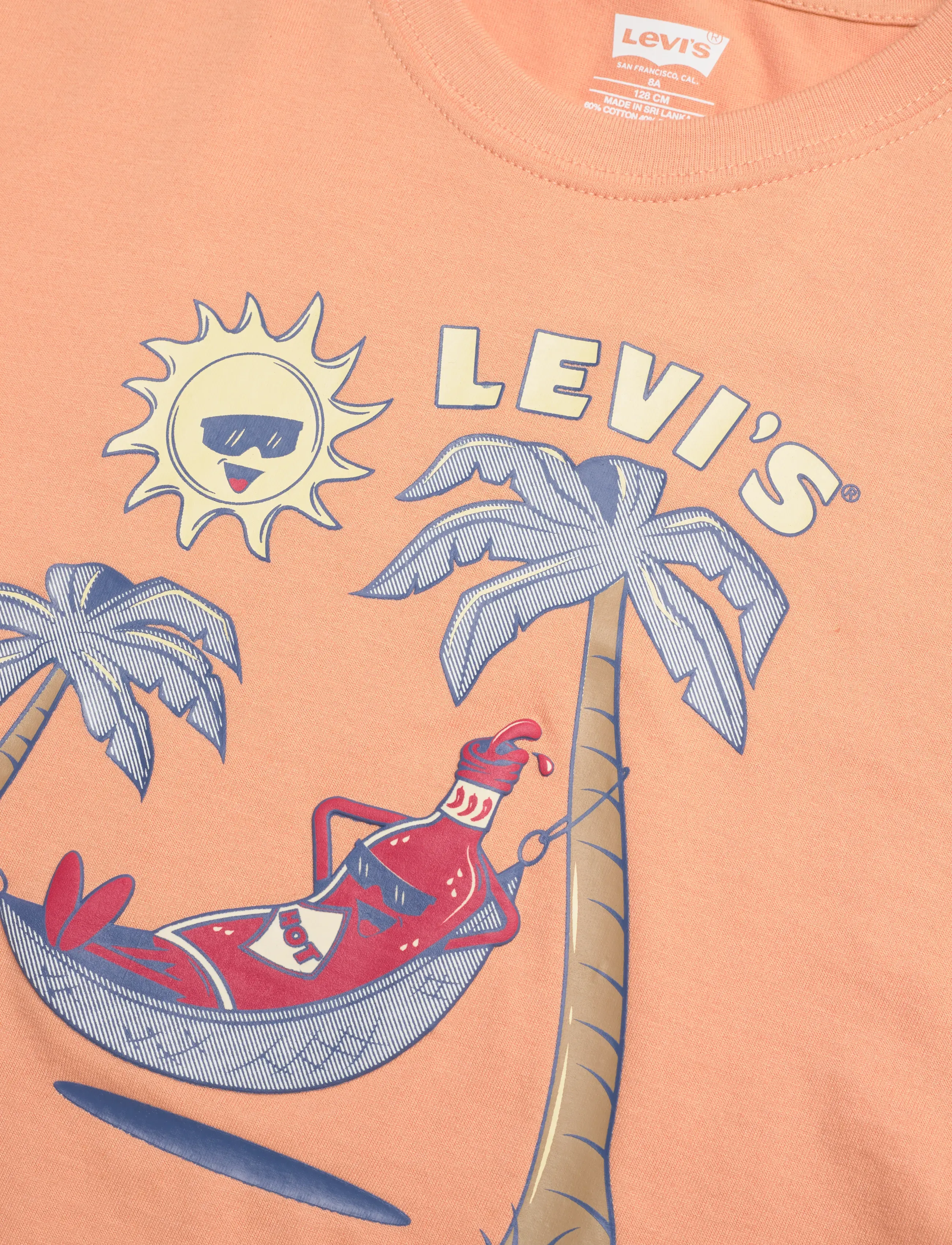 Levi's - Levi's® Relaxing Hot Sauce Tee - kortærmede - peachbloom - 2