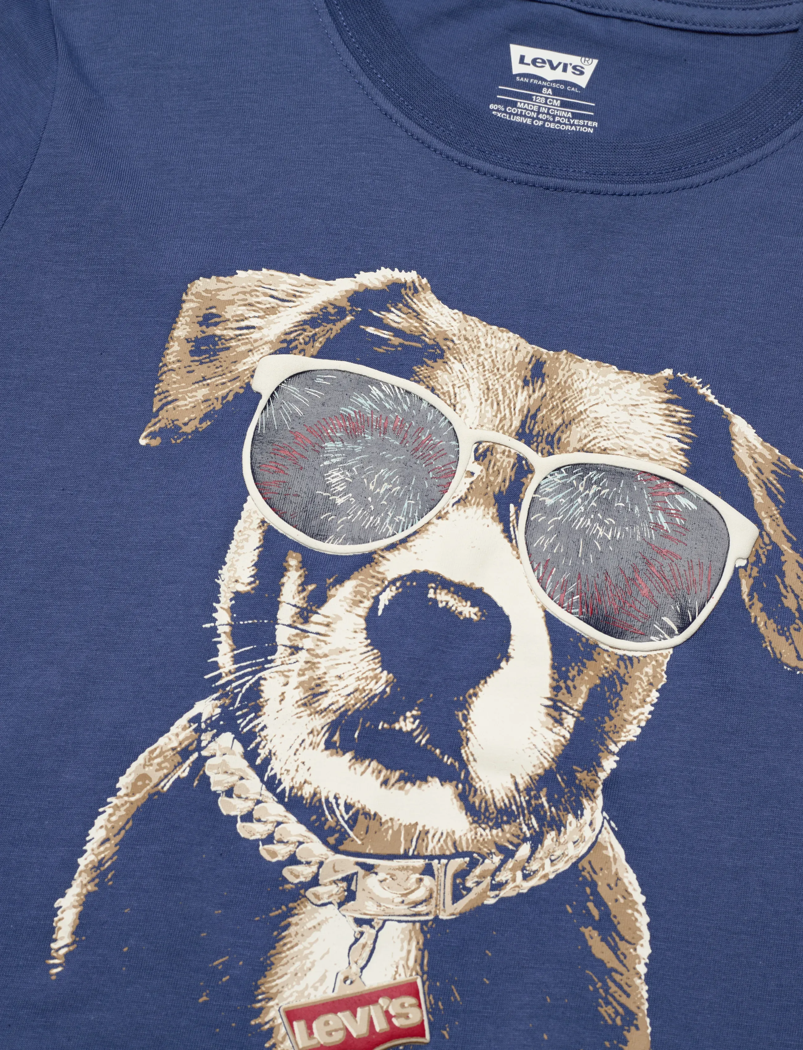 Levi's - Levi's® Patriotic Pup Tee - t-krekli ar īsām piedurknēm - true navy - 2