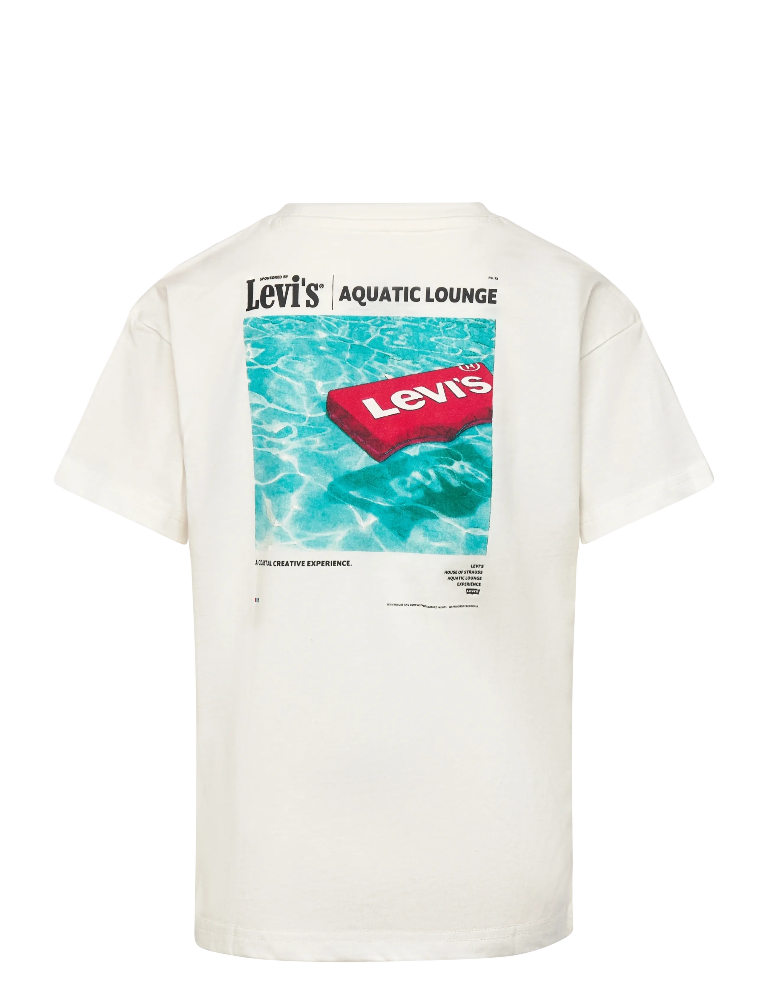 Levi's - Levi's® Aquatic Lounge Tee - kortärmade t-shirts - egret - 1