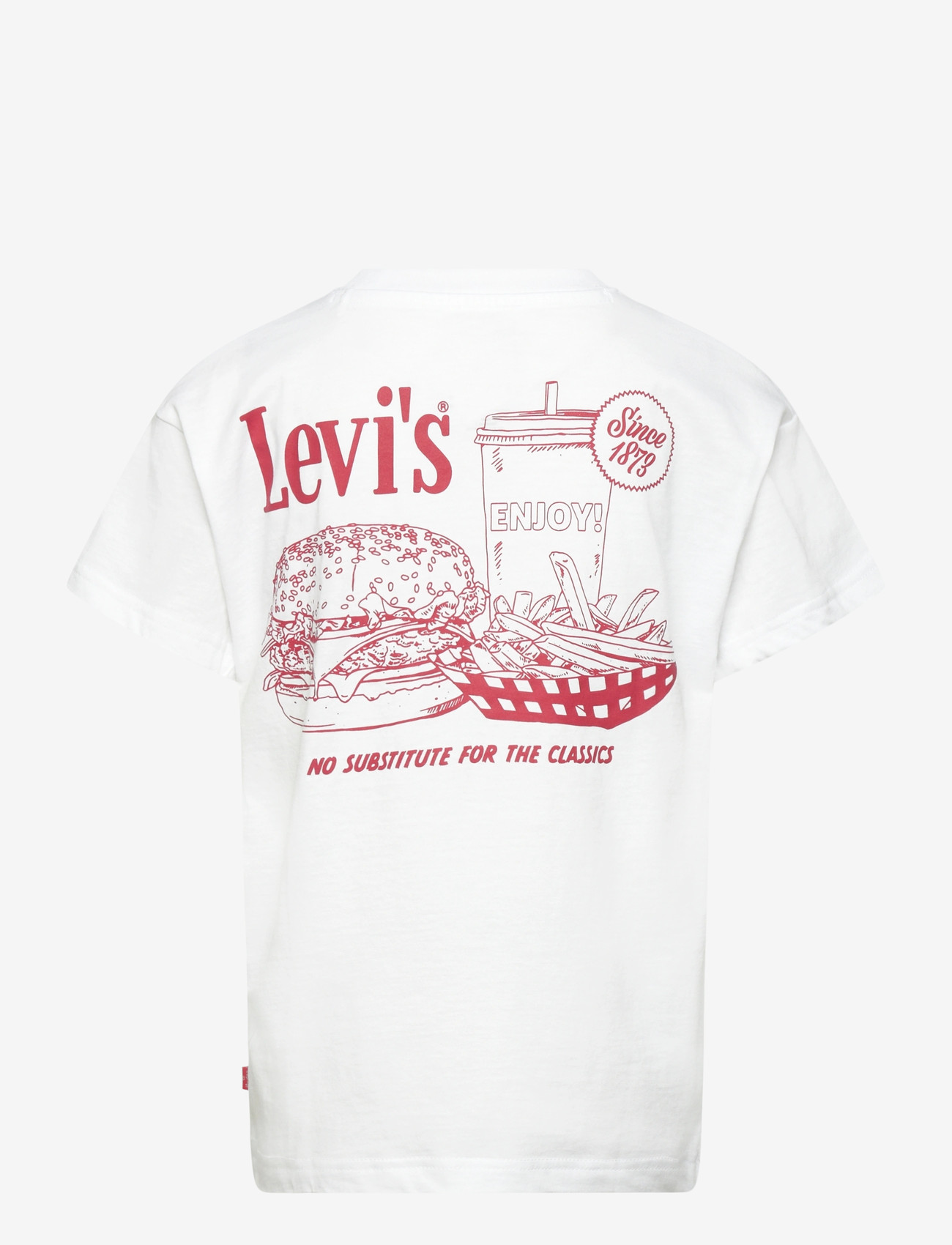 Levi's - Levi's® Burger Meal Tee - kurzärmelige - bright white - 1