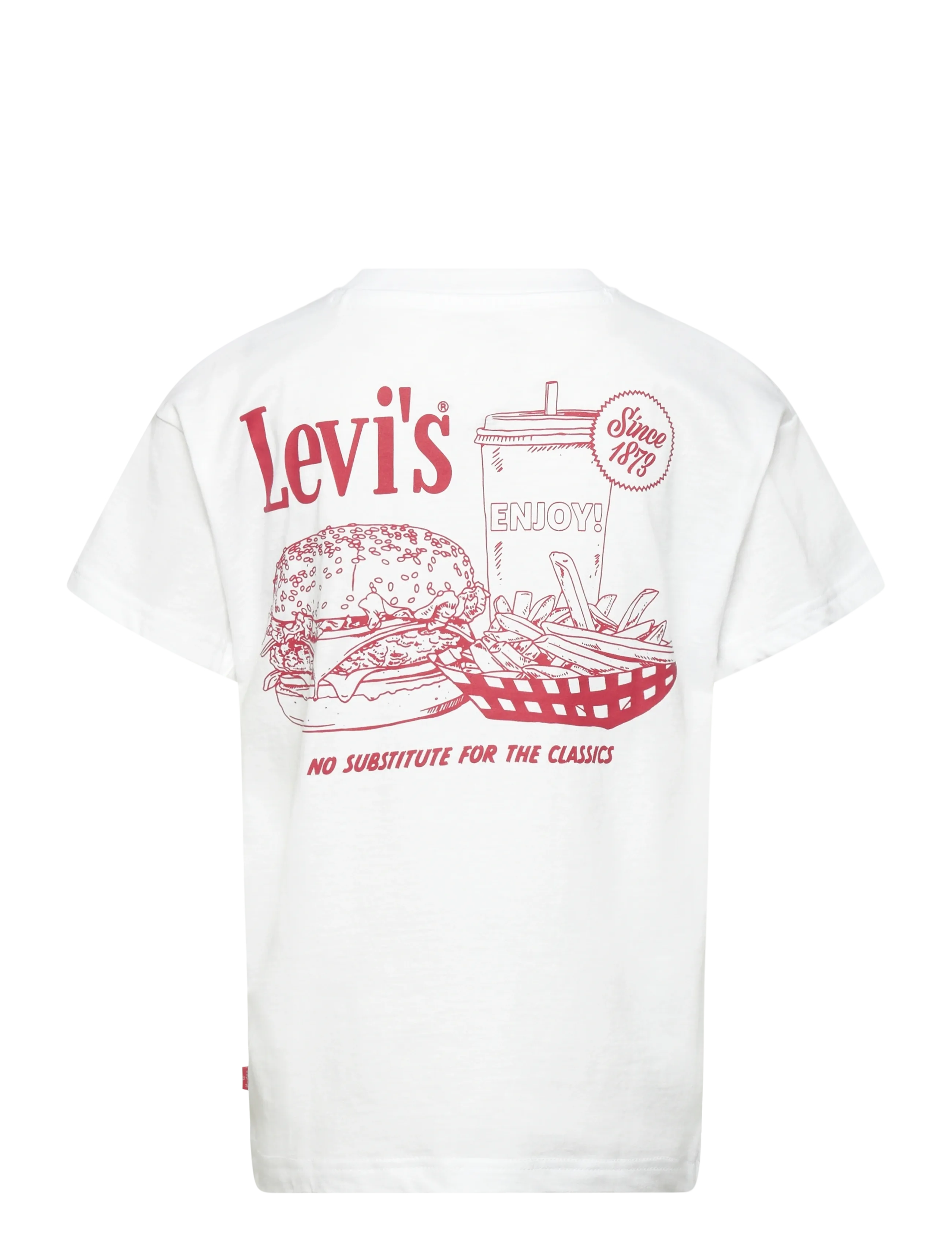 Levi's - Levi's® Burger Meal Tee - kurzärmelige - bright white - 1