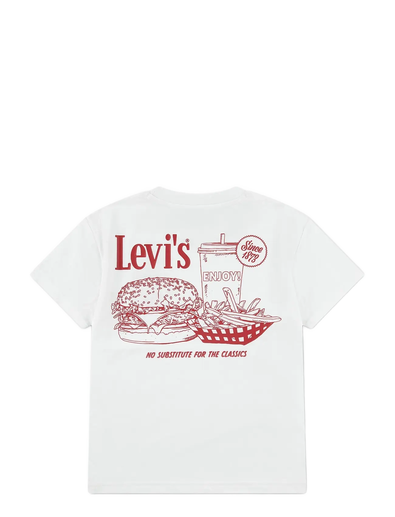 Levi's - Levi's® Burger Meal Tee - kortærmede - bright white - 1