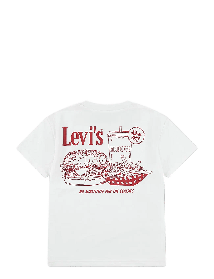 Levi's - Levi's® Burger Meal Tee - kurzärmelige - bright white - 1