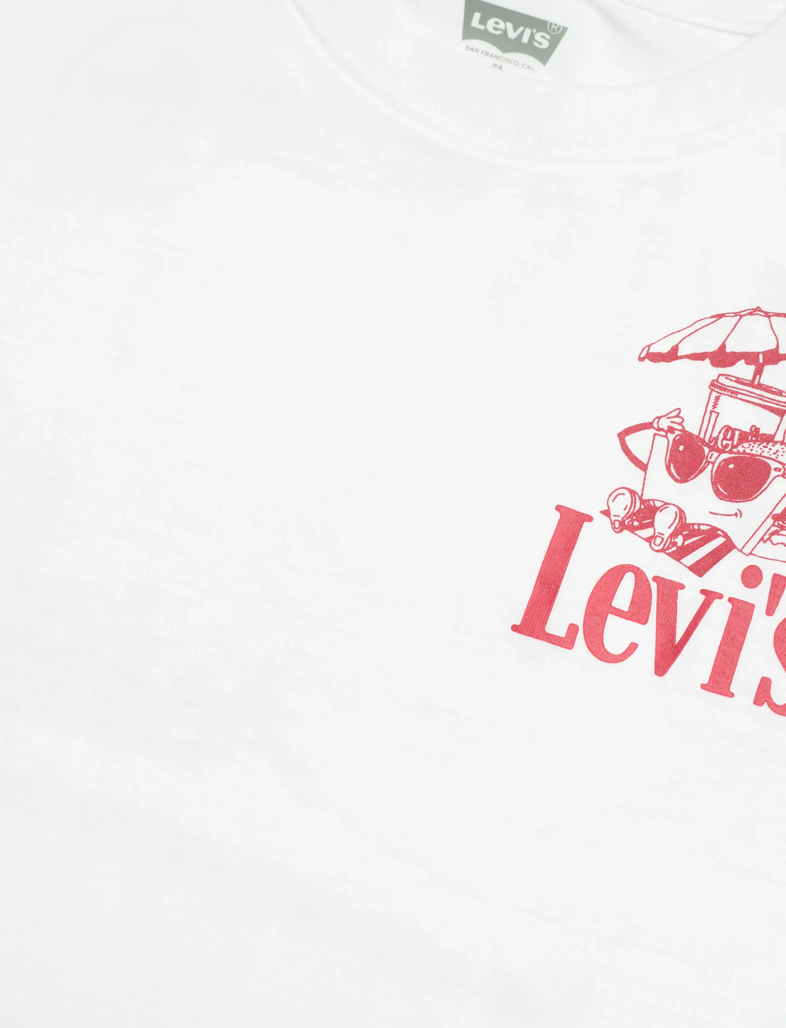 Levi's - Levi's® Burger Meal Tee - kurzärmelige - bright white - 2
