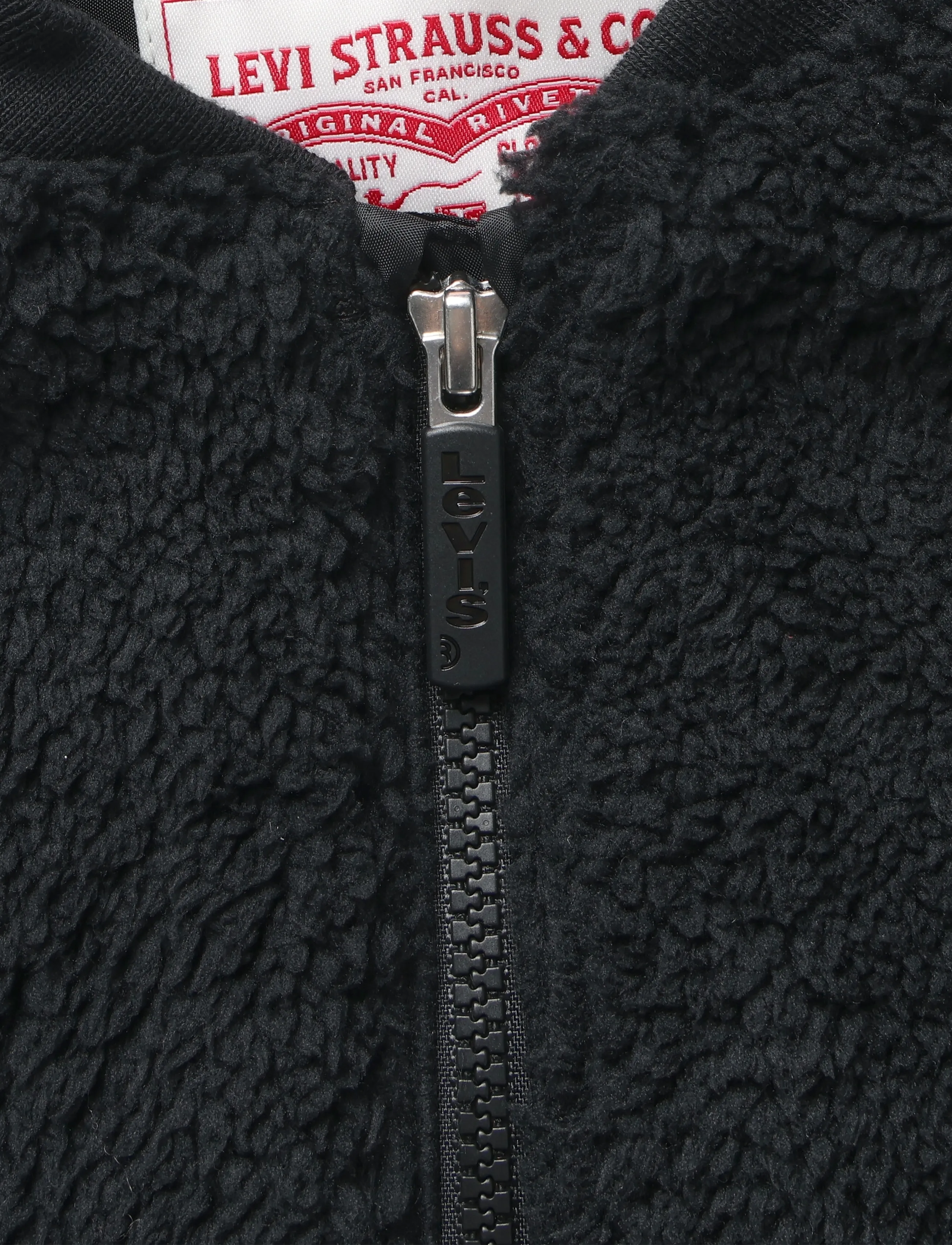 Levi's - LO-LIGHT WEIGHT OUTERWEAR - fleecejackor - jet black - 3