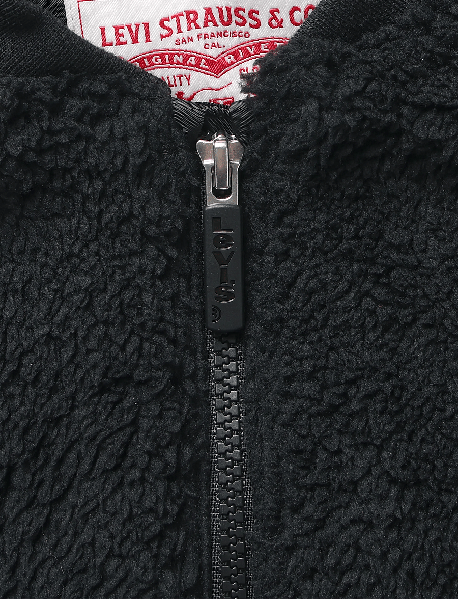 Levi's - LO-LIGHT WEIGHT OUTERWEAR - fleecejakker - jet black - 3