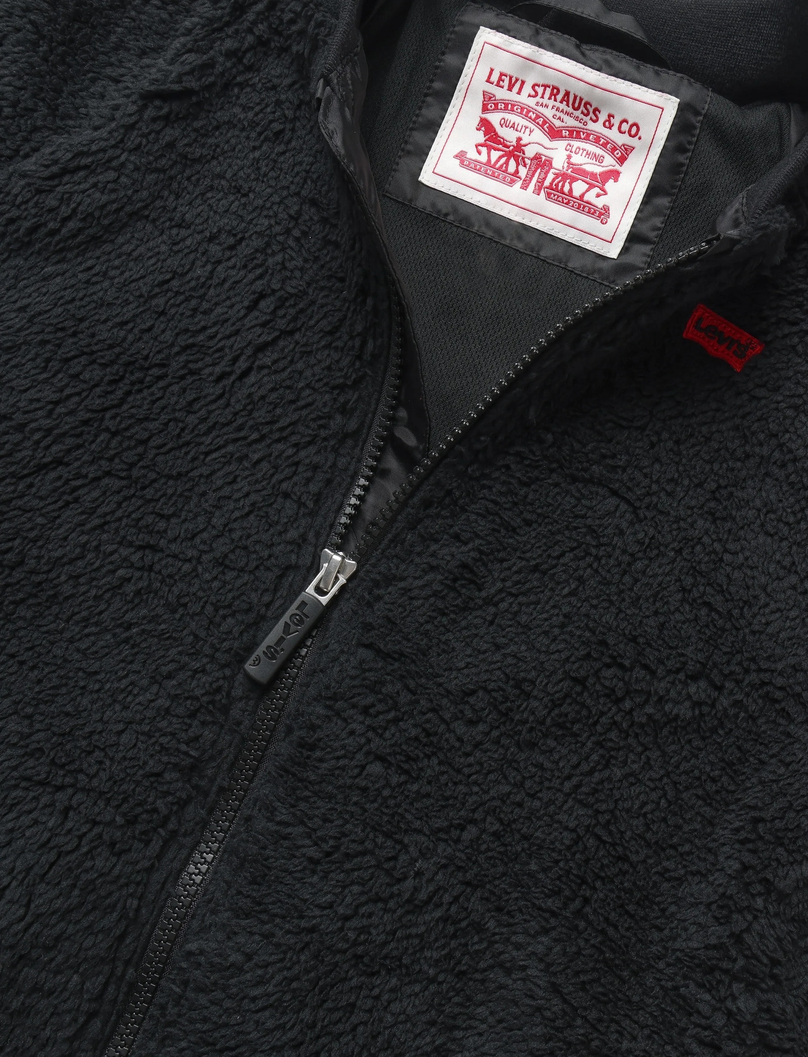 Levi's - LO-LIGHT WEIGHT OUTERWEAR - fleecejackor - jet black - 4