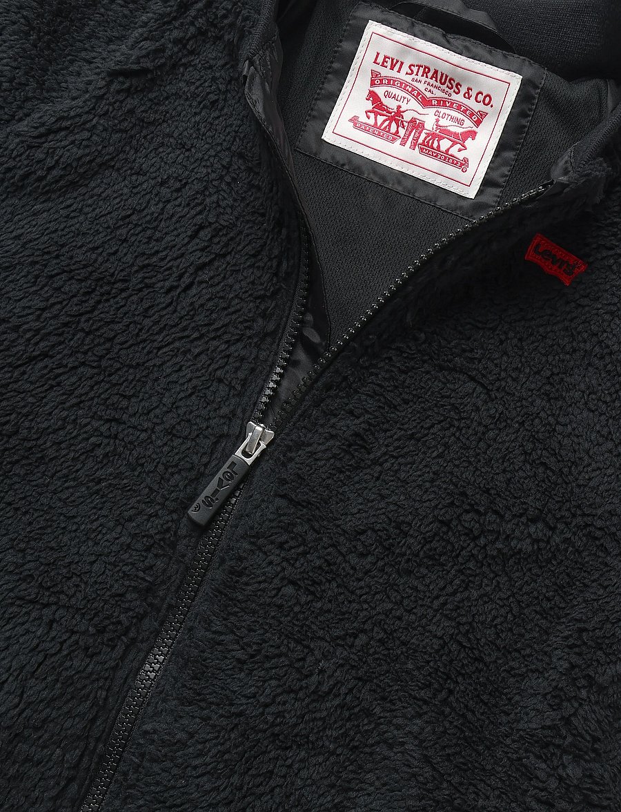 Levi's - LO-LIGHT WEIGHT OUTERWEAR - fleecejakker - jet black - 4