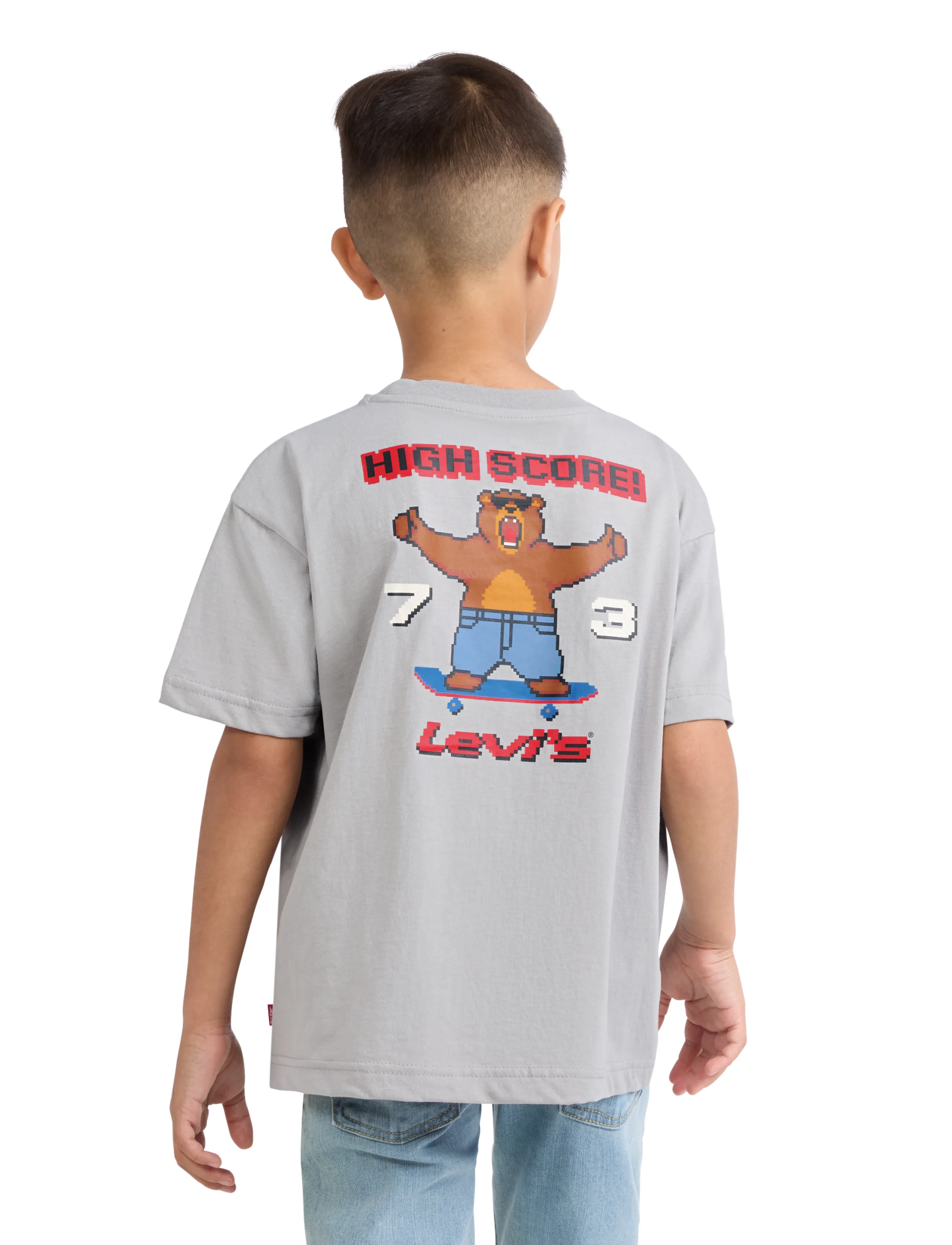 Levi's - TE-S/S TEE - kortärmade t-shirts - ghost gray - 3