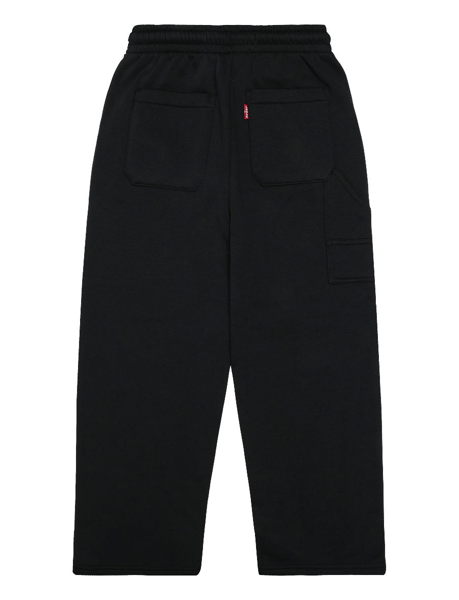 Levi's - F7-FLEECE PANT - mjukisbyxor - jet black - 1