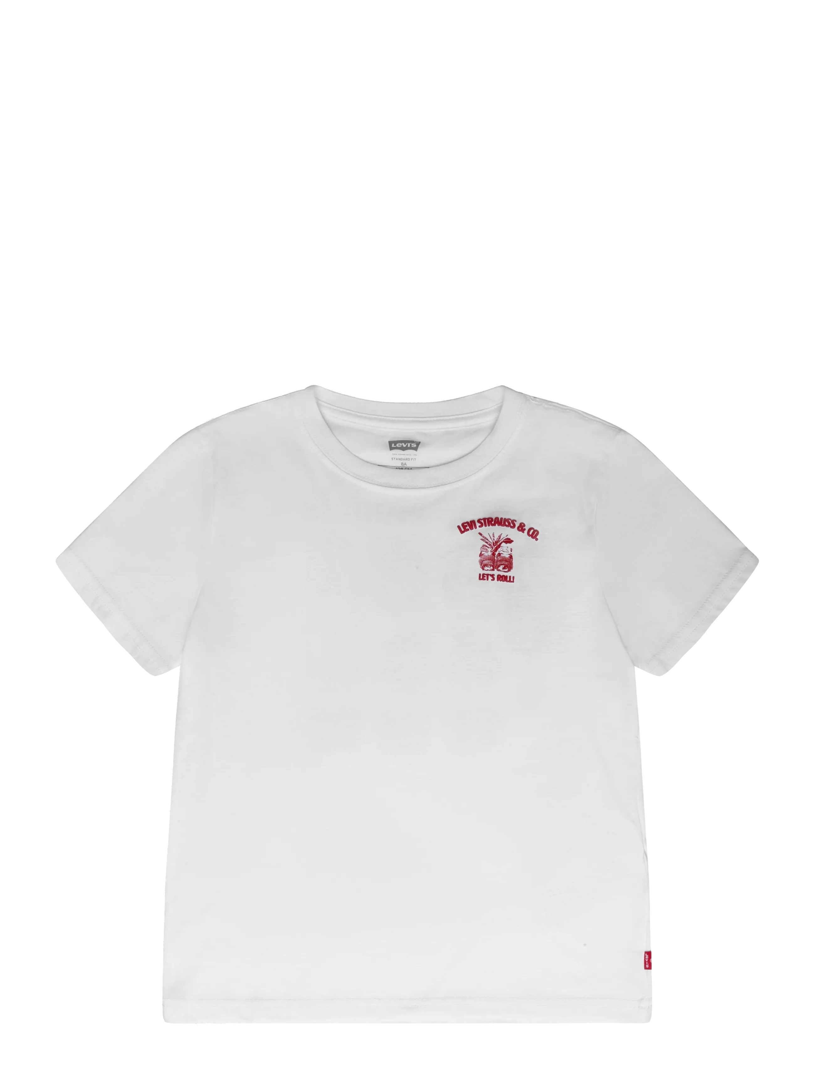 Levi's TE-S/S TEE - Tagasi kooli - BRIGHT WHITE / white