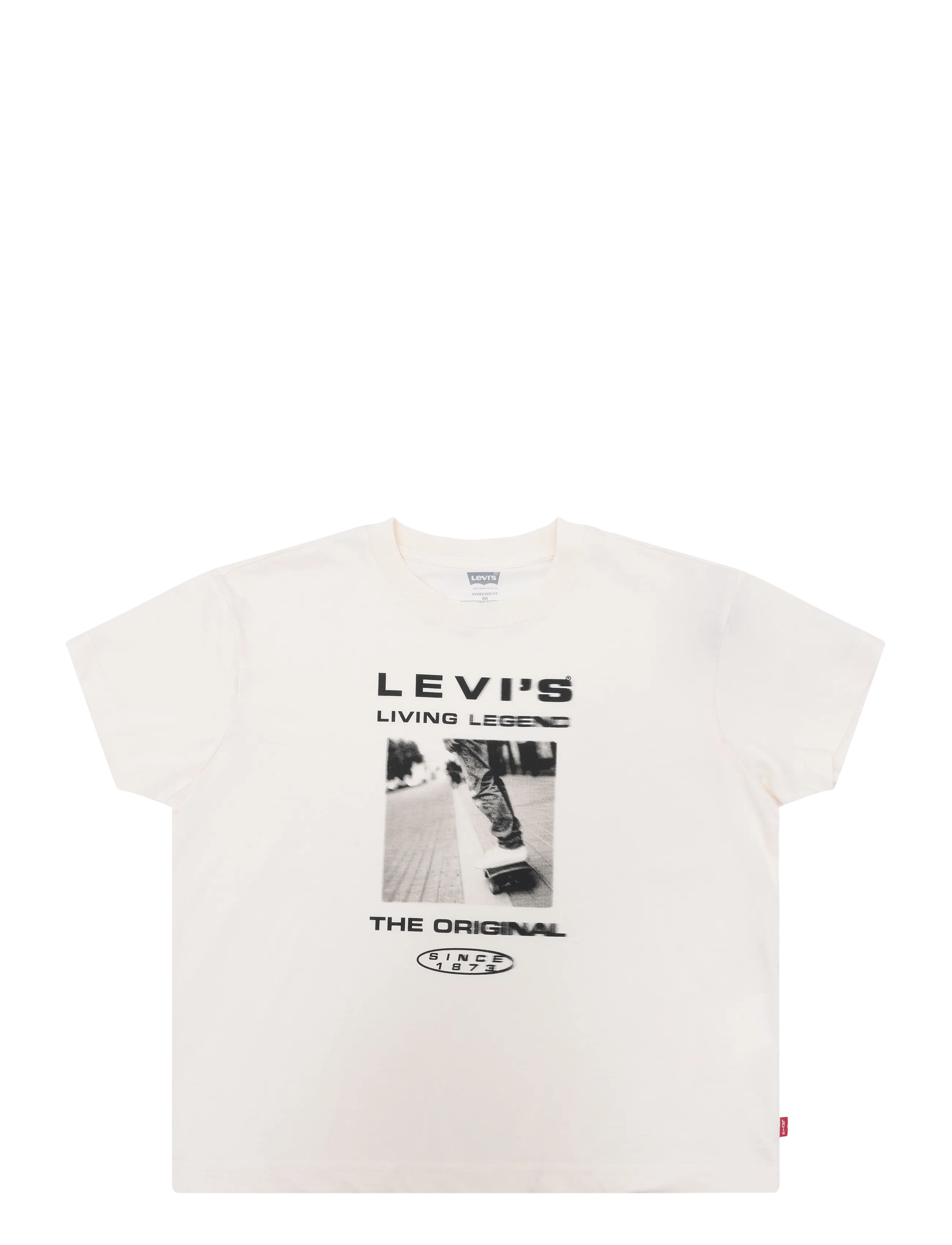 Levi's TE-S/S TEE - Tagasi kooli - LEVI'S EGRET / cream