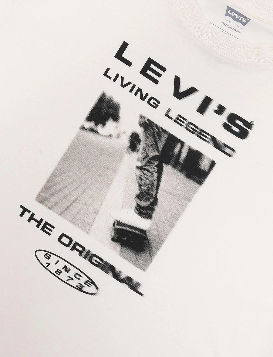 Levi's - TE-S/S TEE - lühikeste varrukatega t-särgid - levi's egret - 2
