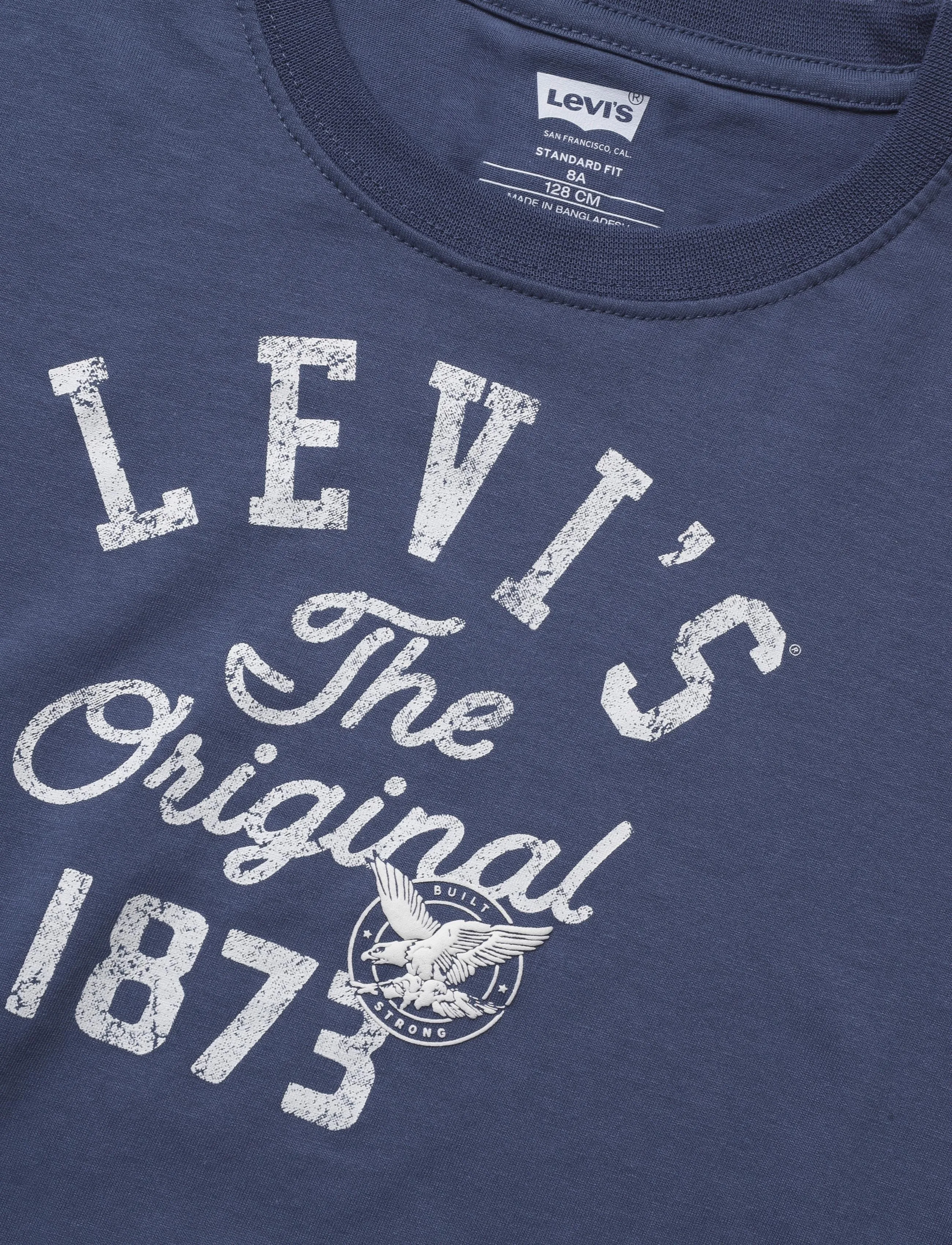 Levi's - TE-S/S TEE - kortärmade t-shirts - moonlight blue - 2