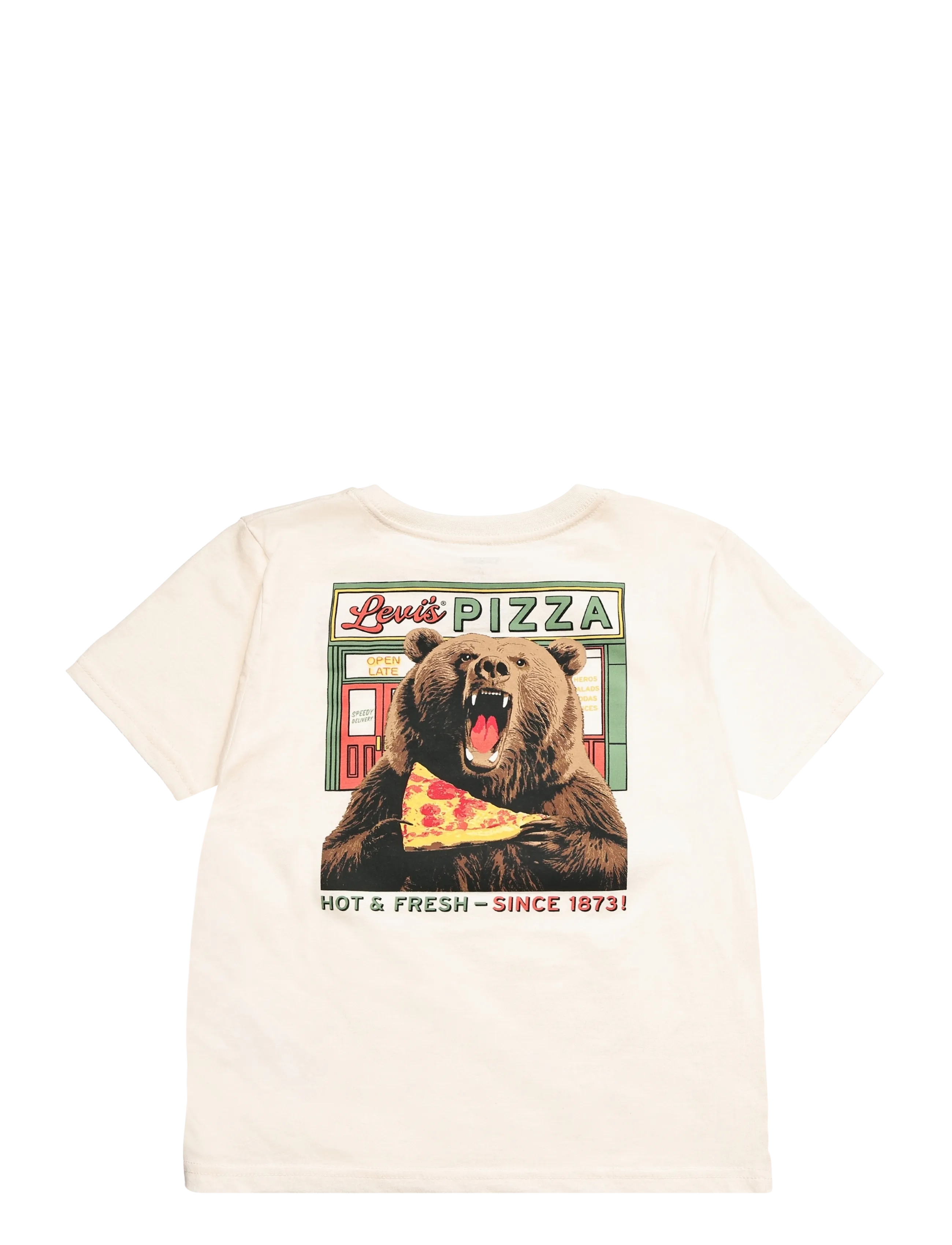Levi's - TE-S/S TEE - kortärmade t-shirts - levi's egret - 1