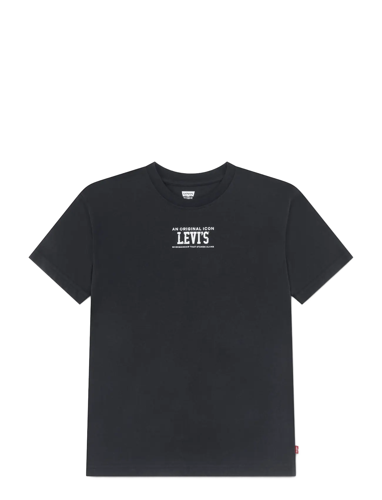 Levi's TE-S/S TEE - T-särgid - JET BLACK / black