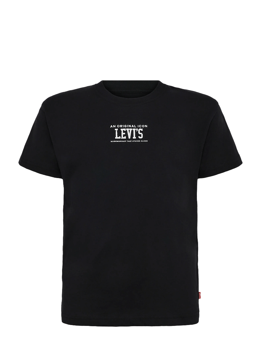 Levi's - TE-S/S TEE - kortärmade t-shirts - jet black - 0