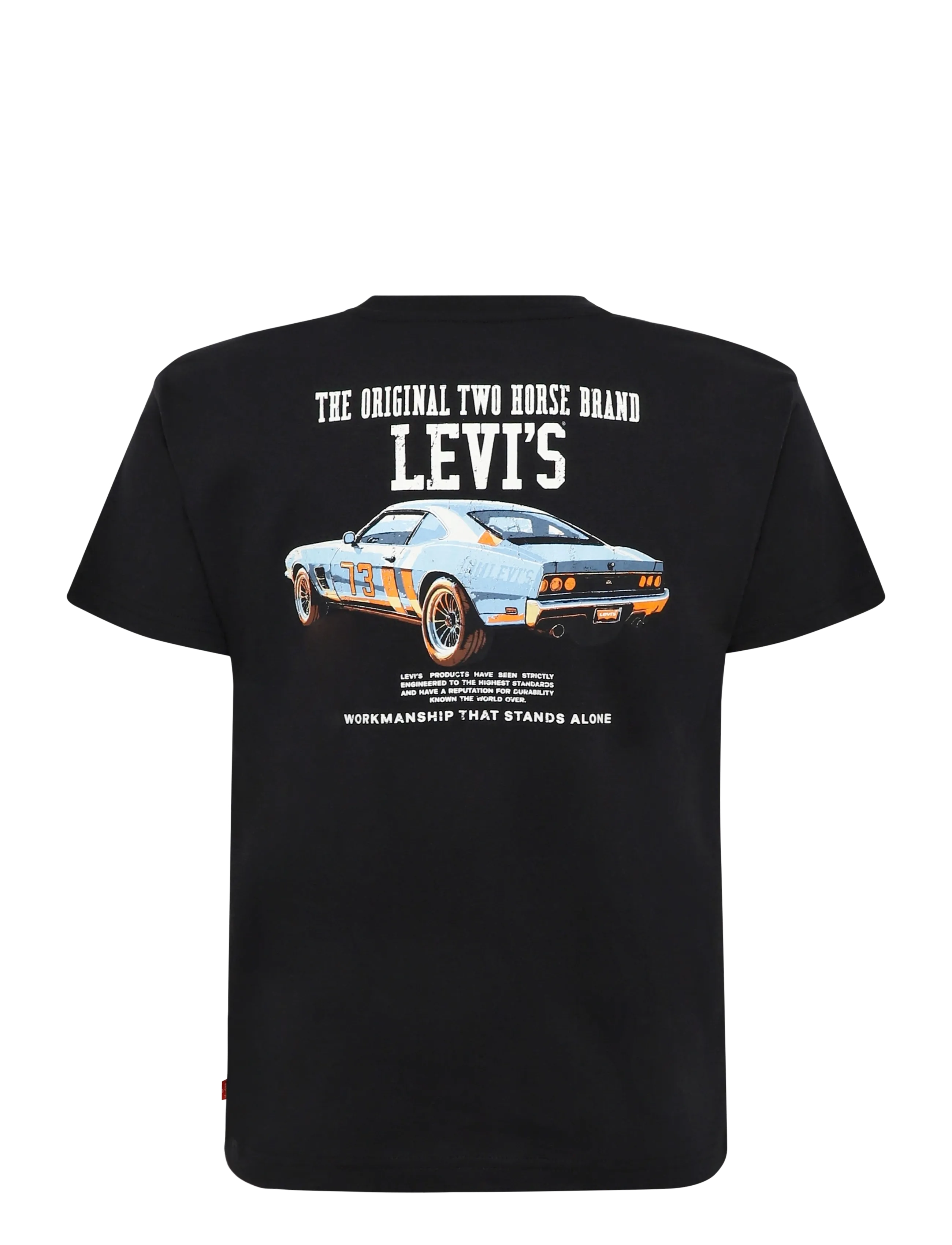 Levi's - TE-S/S TEE - kortärmade t-shirts - jet black - 1