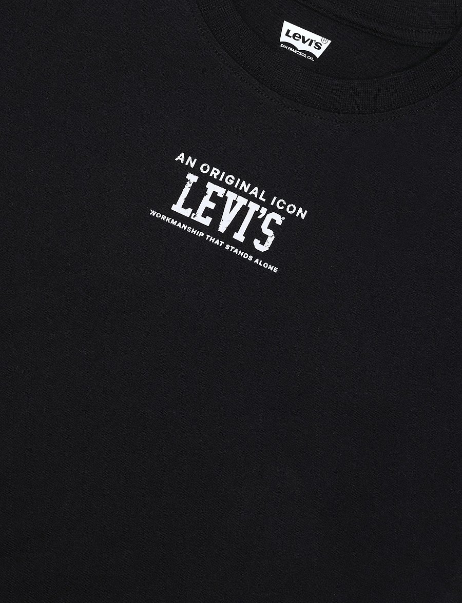 Levi's - TE-S/S TEE - kortärmade t-shirts - jet black - 2