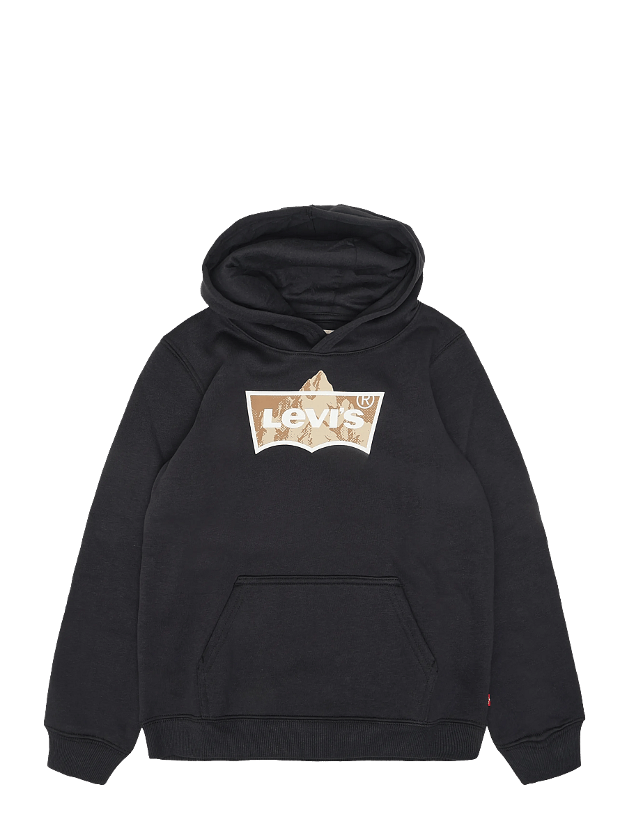 Levi's - PO-PULL-OVER HOODY - huvtröjor - jet black - 0