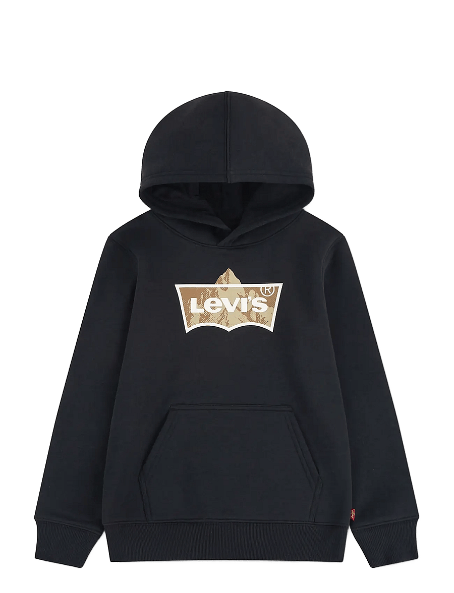 Levi's - PO-PULL-OVER HOODY - huvtröjor - jet black - 0