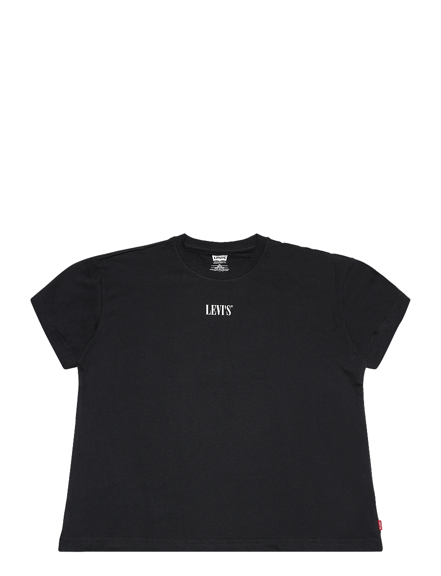 Levi's - TE-S/S TEE - kortærmede t-shirts - jet black - 0