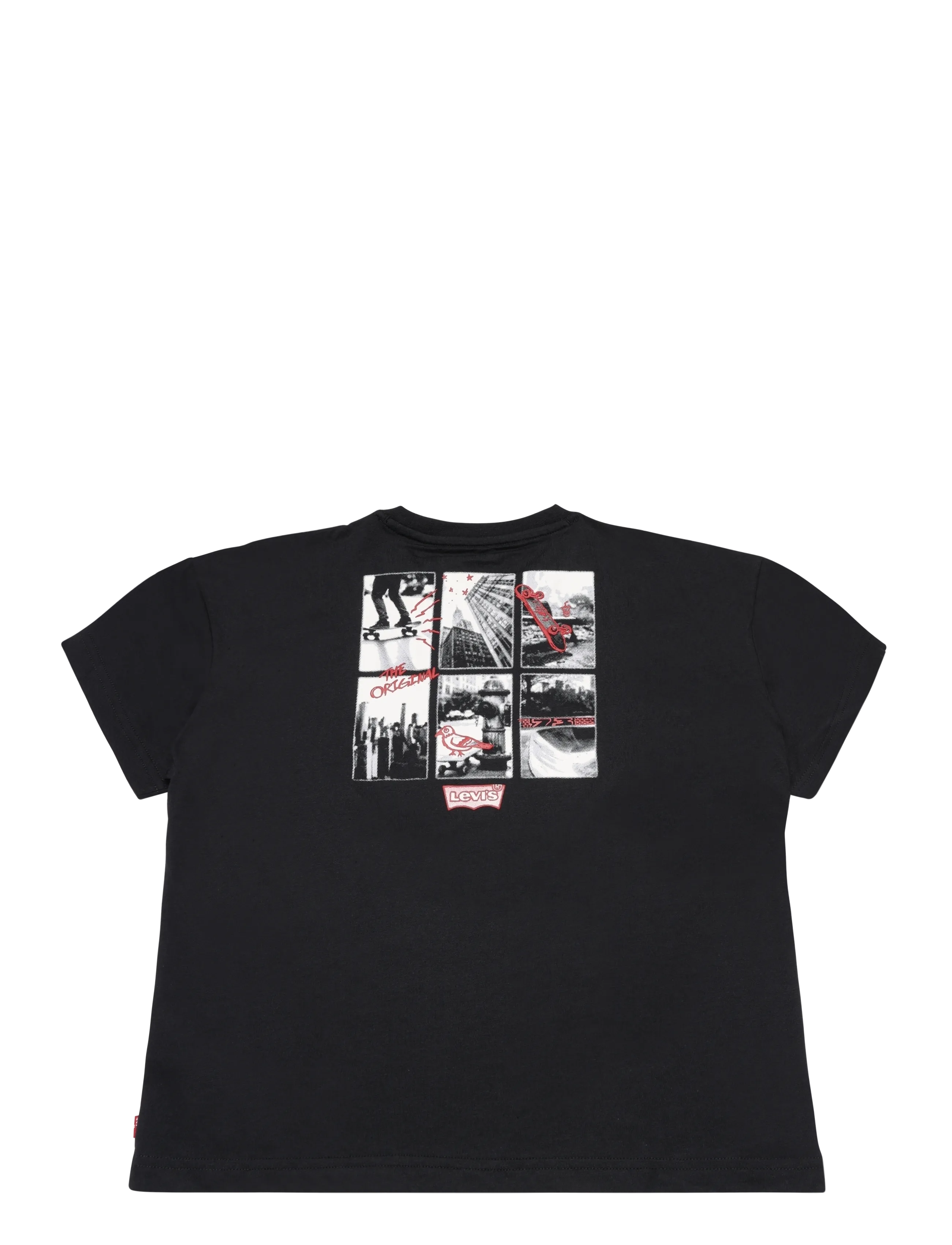 Levi's - TE-S/S TEE - kortærmede t-shirts - jet black - 1
